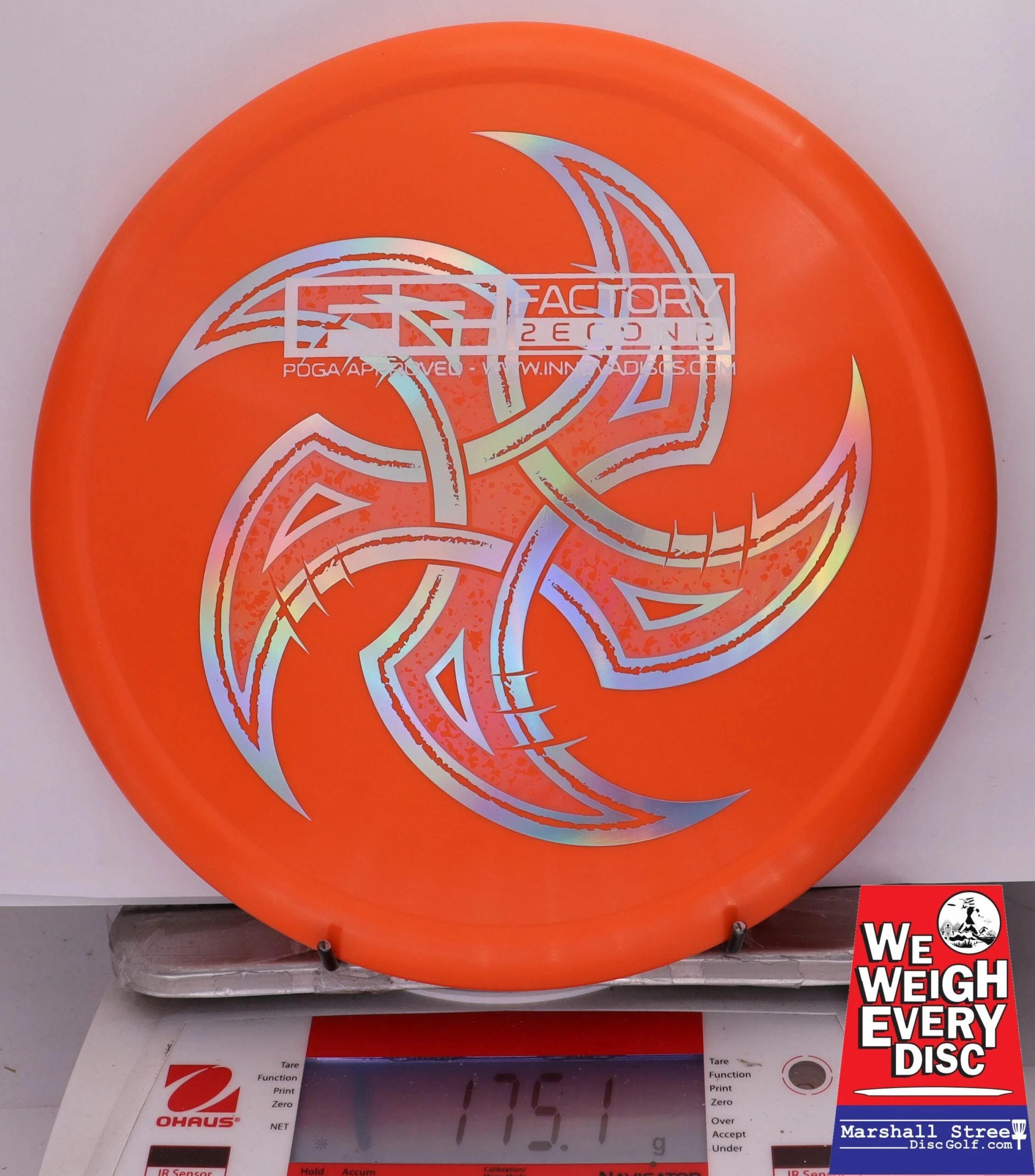 336382 X-Out Star Animal - #74 Orange, 175