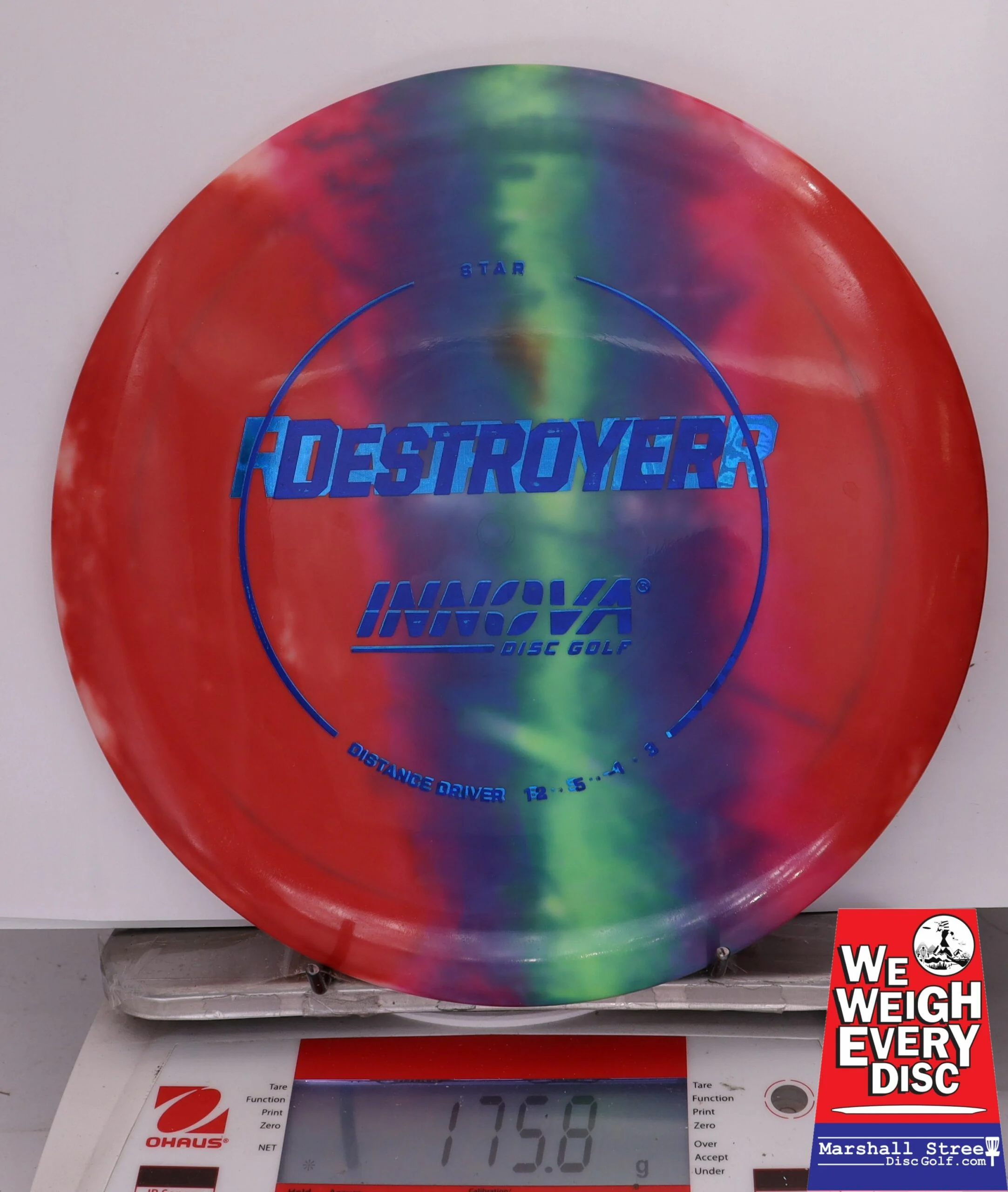 336695 X-Out Tie-Dye Star Destroyer - #68 RedBlueGreen Lines, 176
