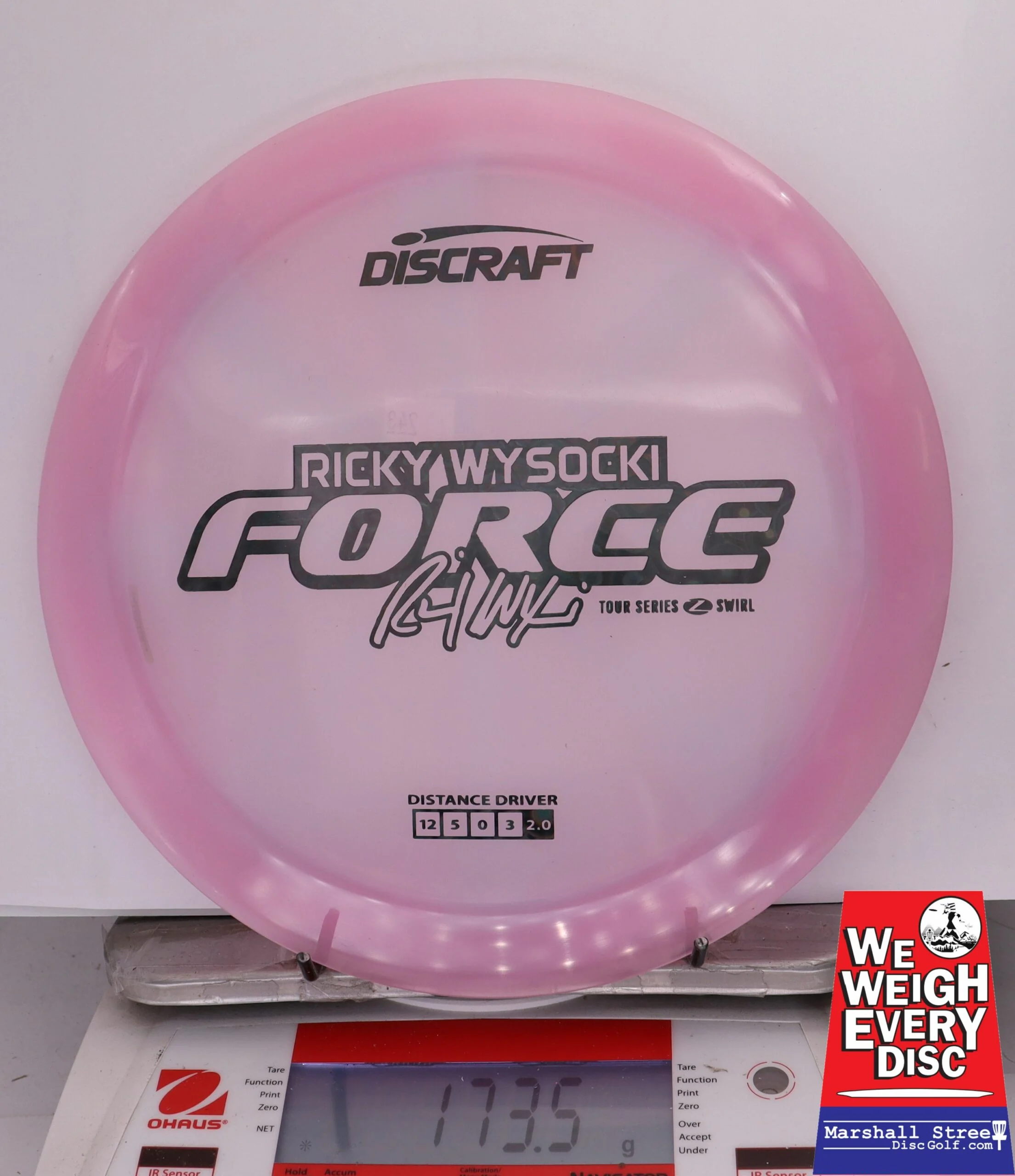 338864 Z Swirl Force, Ricky Wysocki 2025 Tour Series - #243 Pink, 174