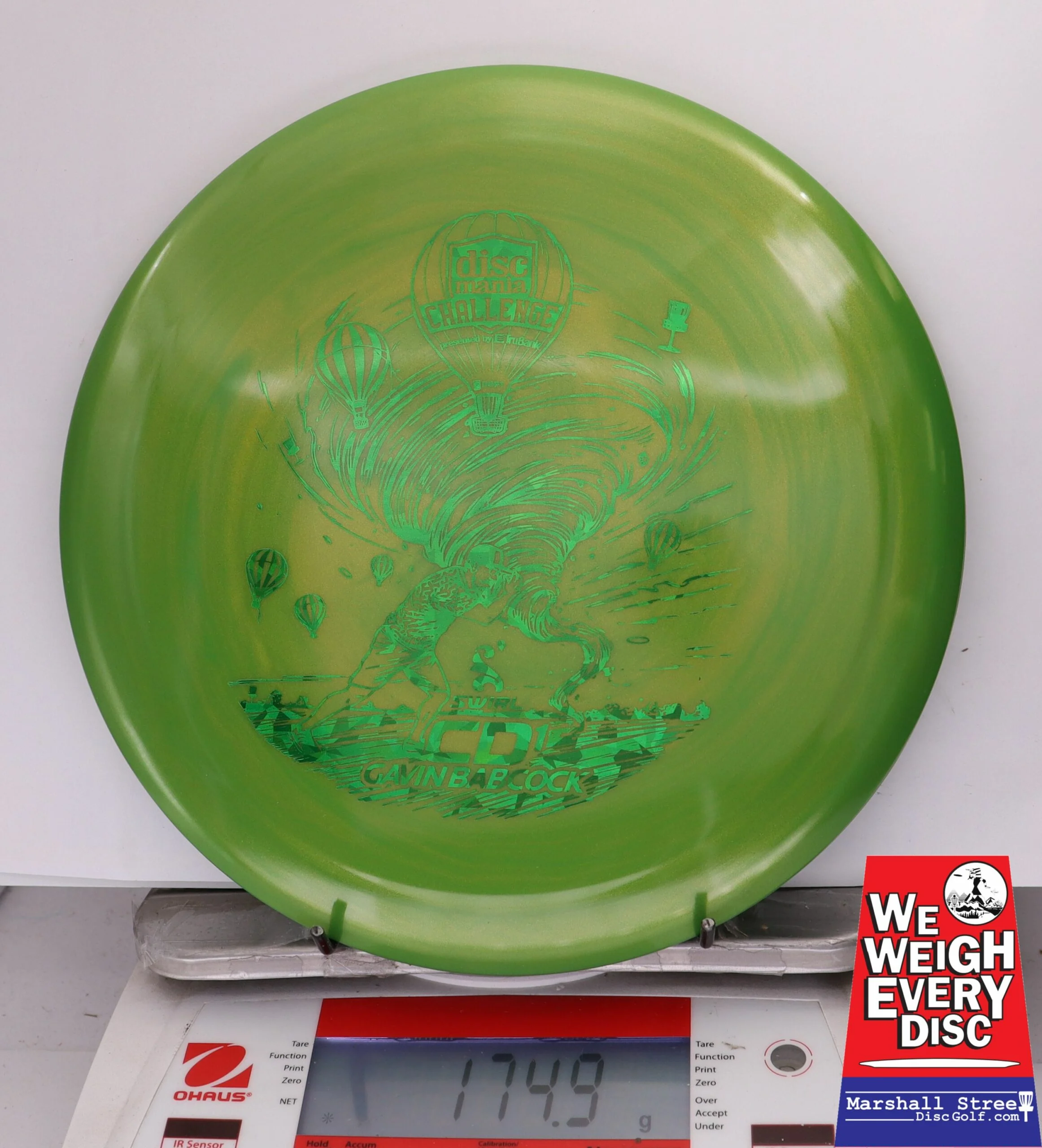 341685 Swirl S-Line CD1, Gavin Babcock L.E. - #12 Green, 175