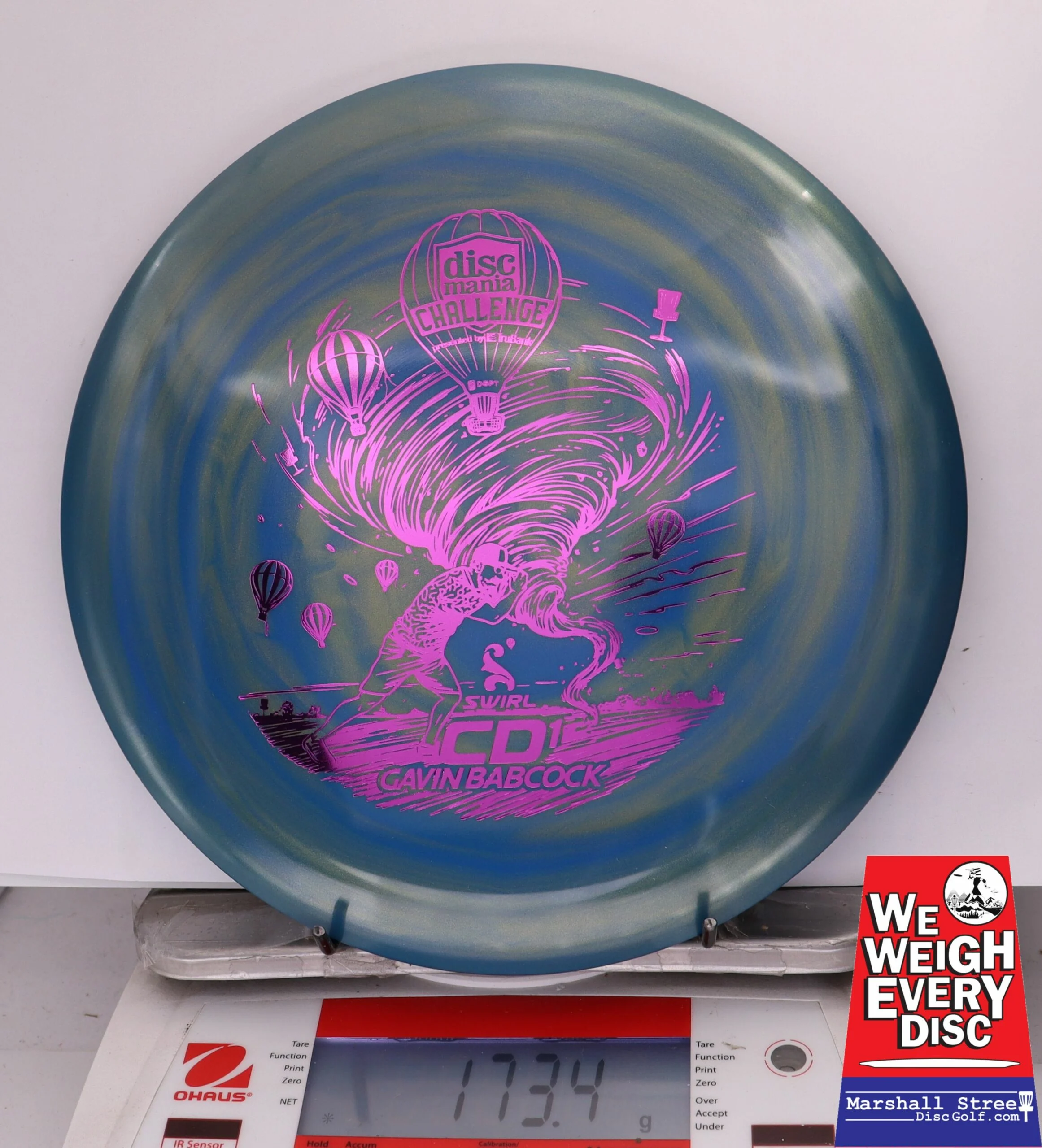 341703 Swirl S-Line CD1, Gavin Babcock L.E. - #26 BlueGreen, 173