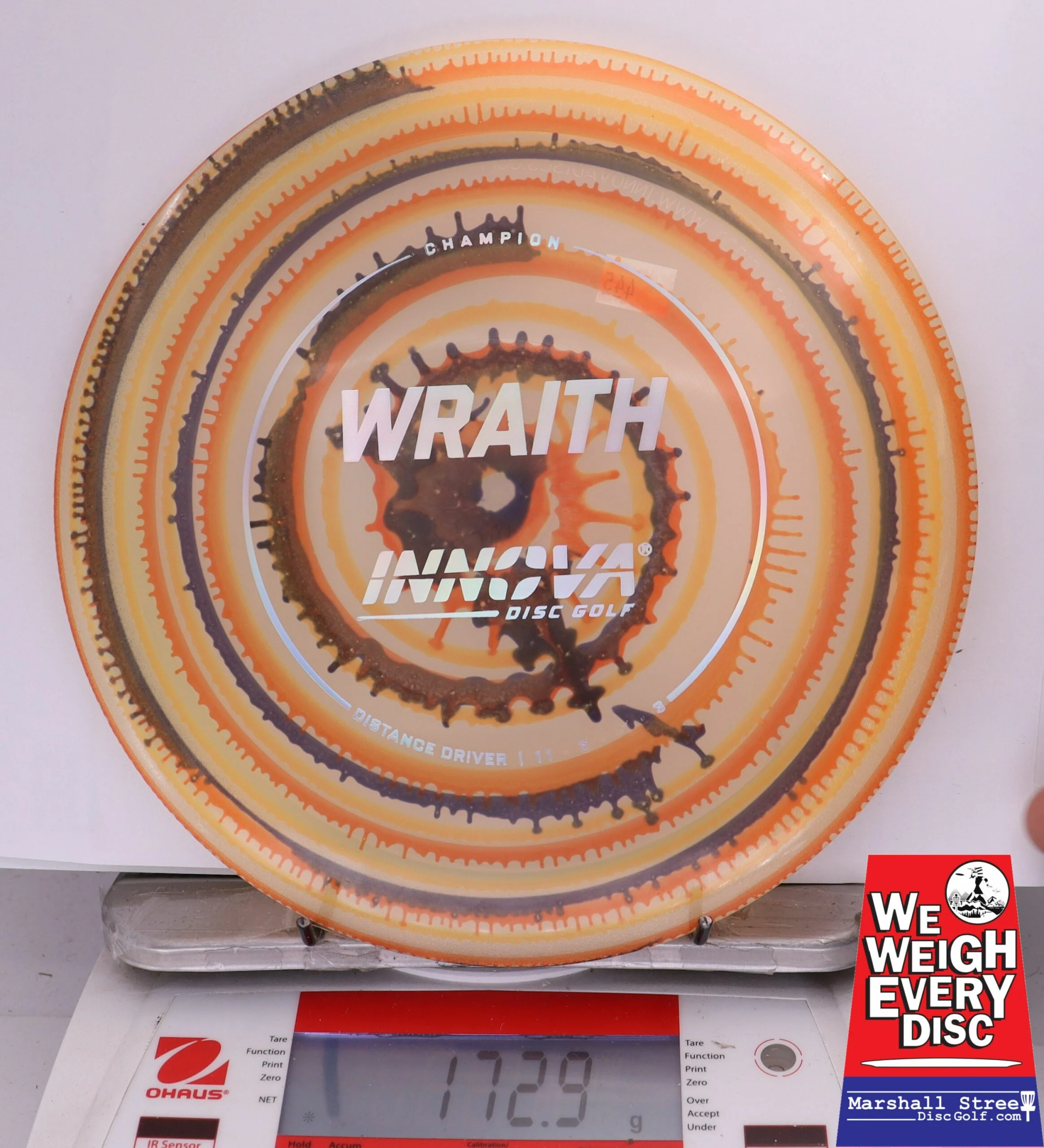 343339 Tie-Dye Champion Wraith - #445 OrangeGray Circles, 173