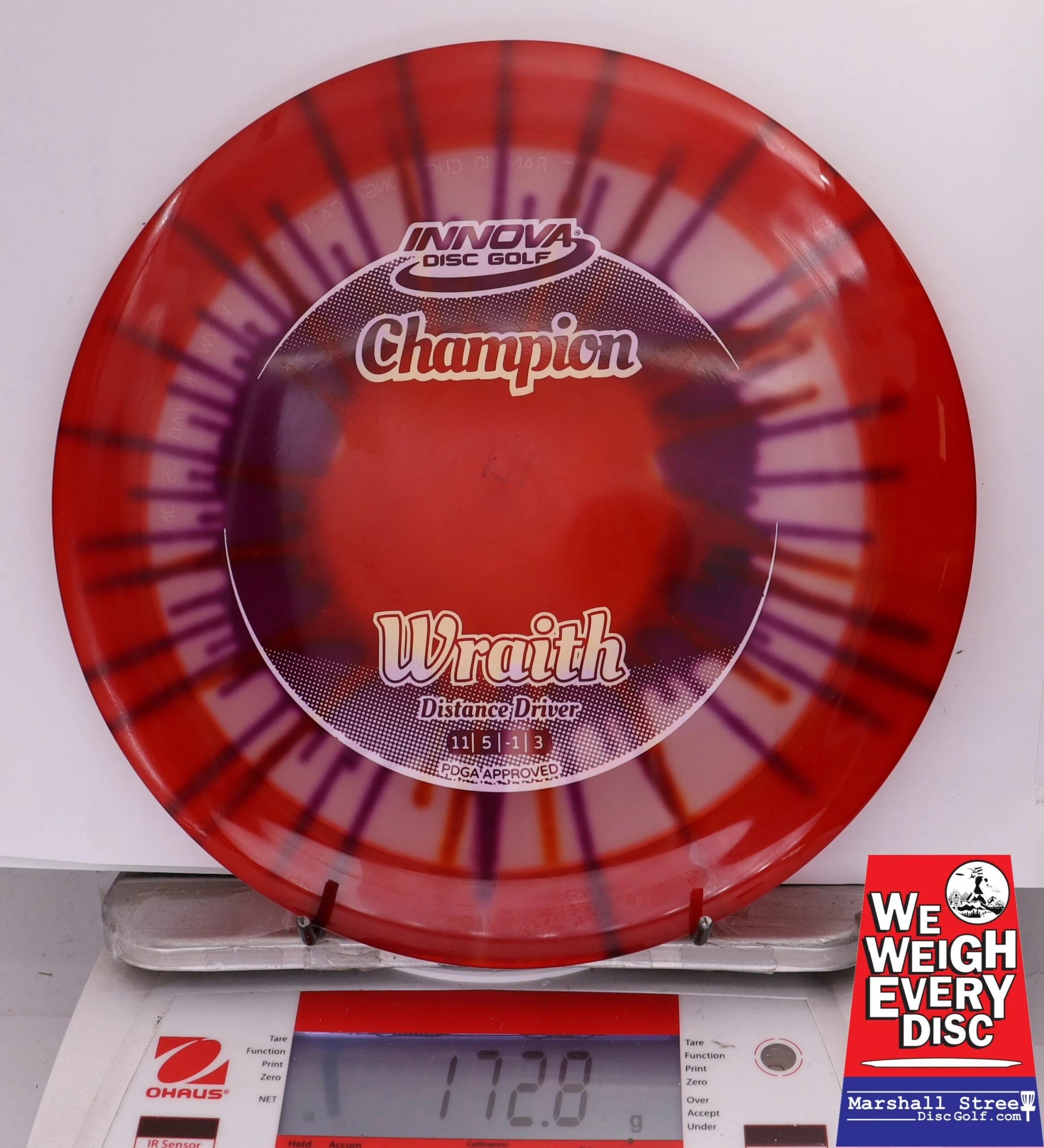 343342 Tie-Dye Champion Wraith - #448 RedPurple Burst, 173