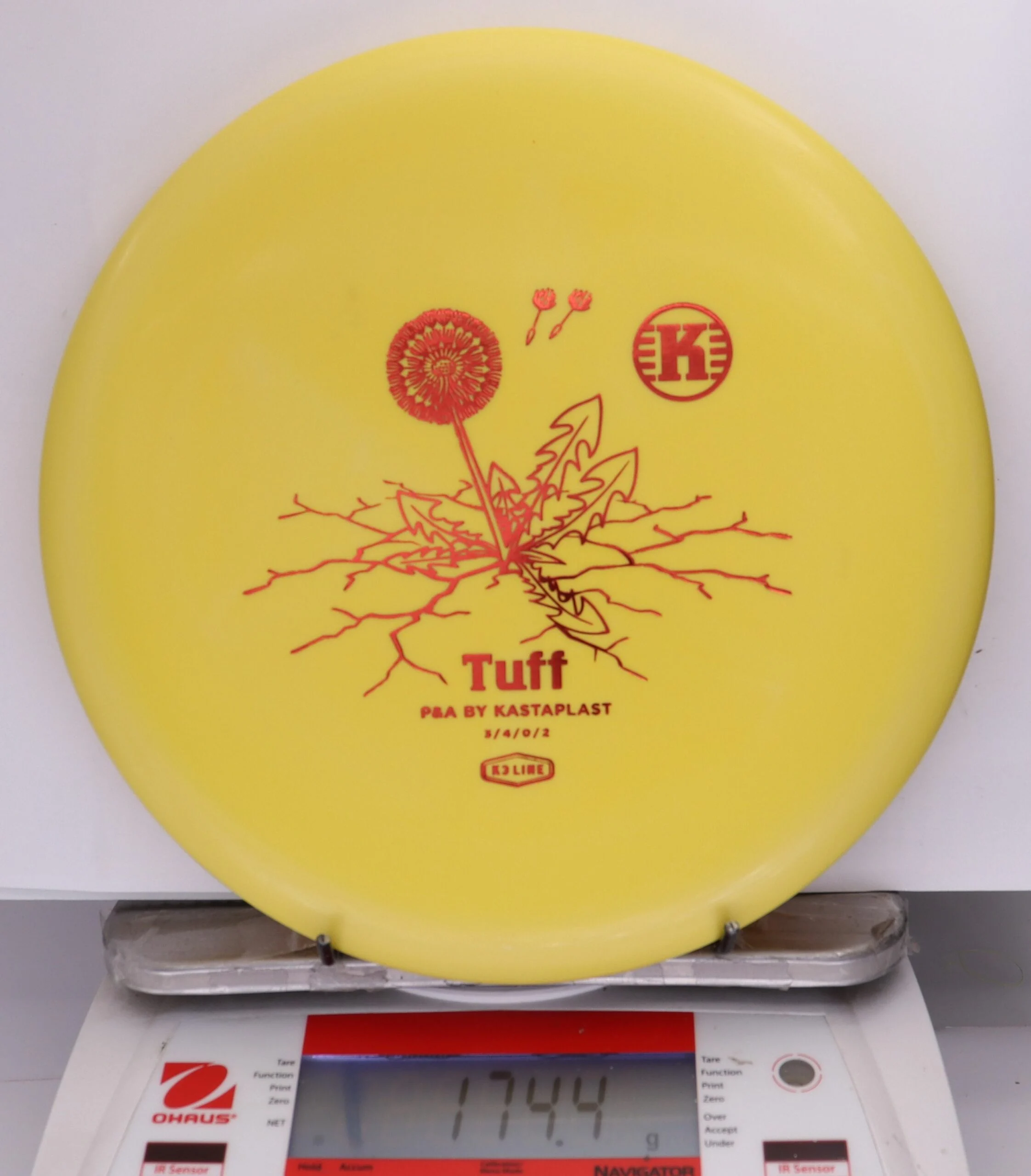 345174 K3 Tuff - #320 Yellow, 174