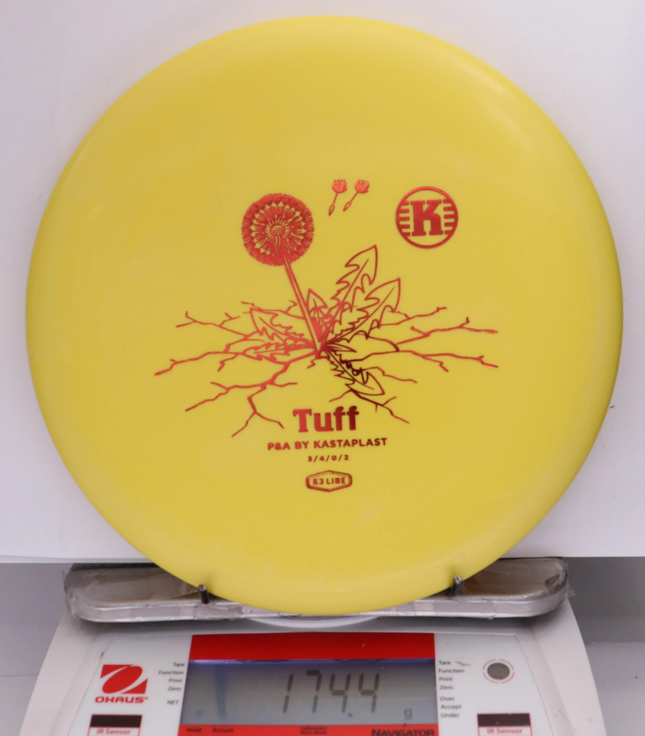 345176 K3 Tuff - #322 Yellow, 174