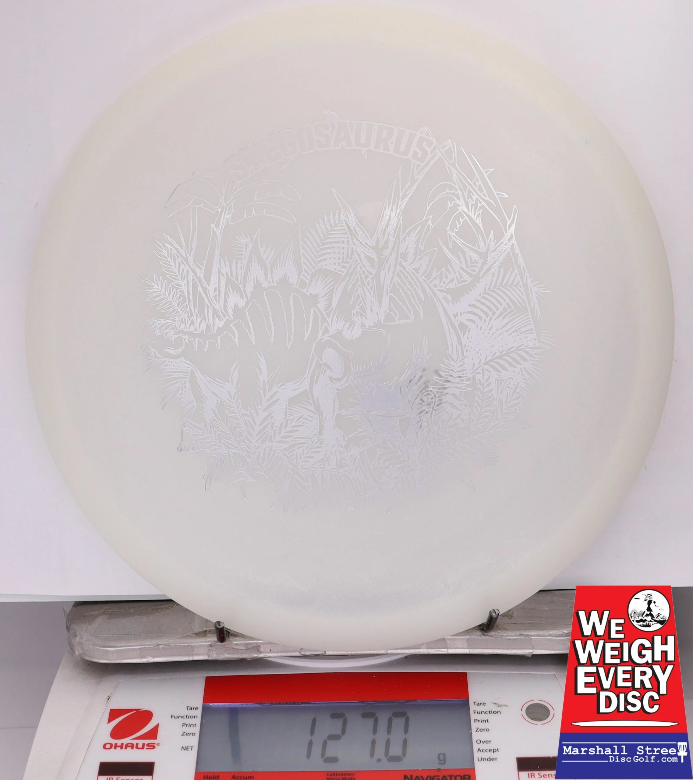 348342 Glow Egg Shell Stegosaurus - #247 White Glow, 127