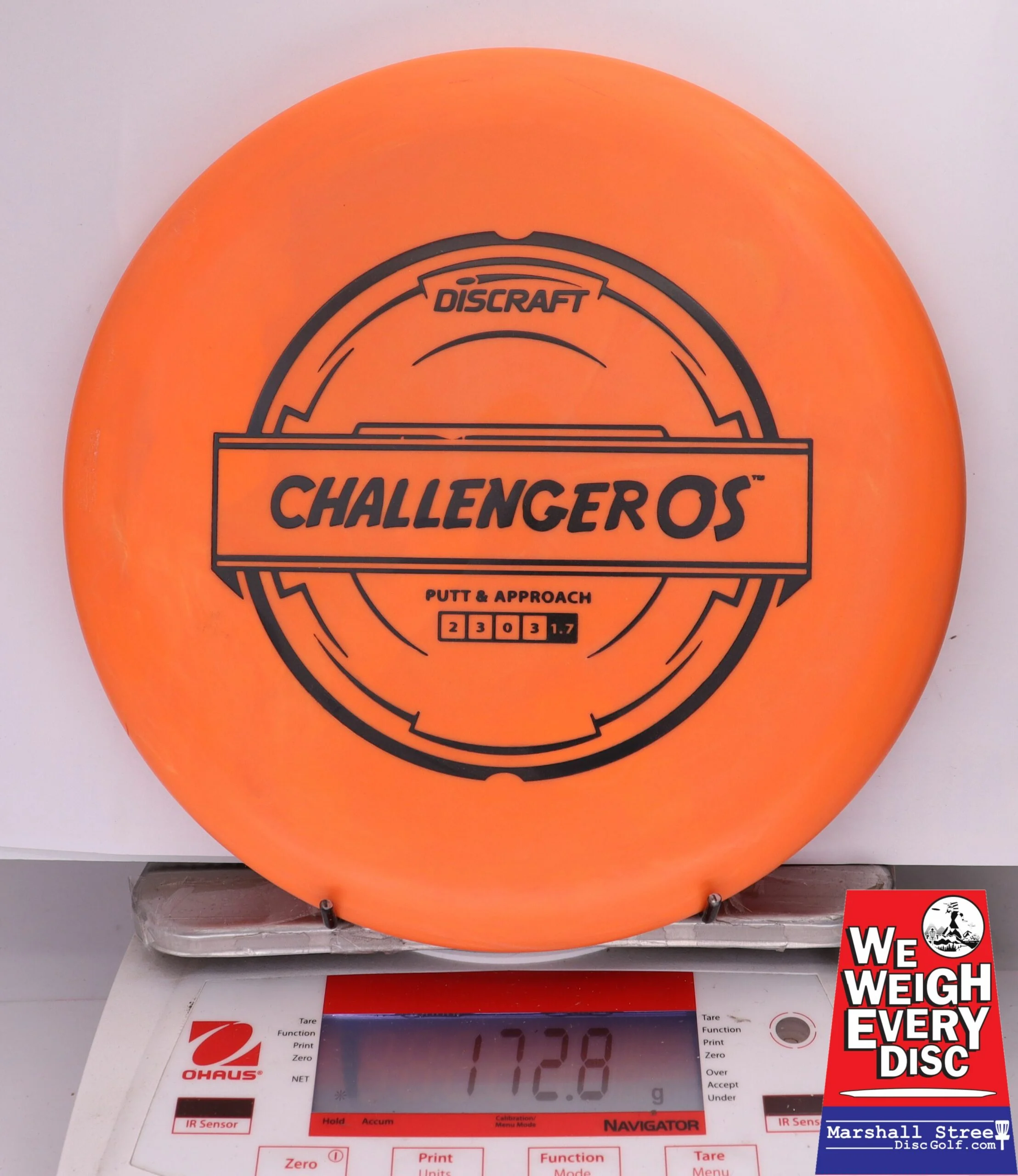 350265 Putter Line Hard Challenger OS - #383 Orange, 173