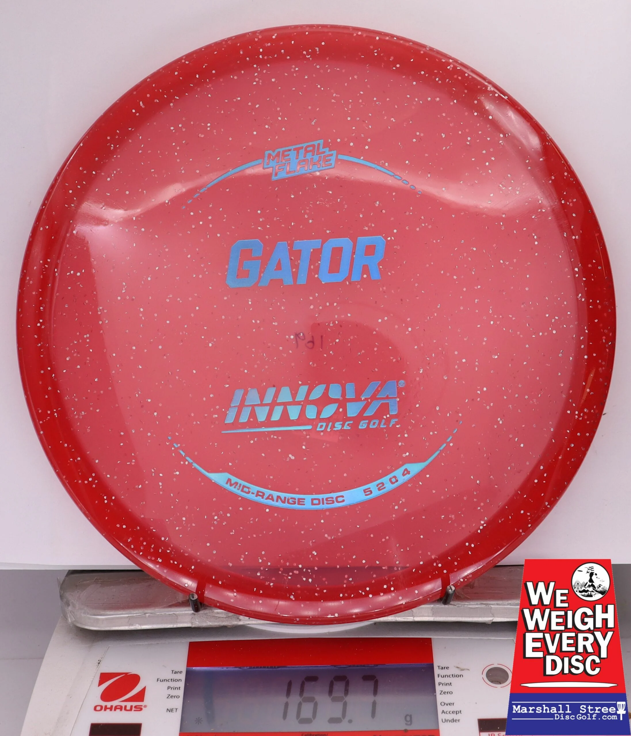 351191 Metal Flake Champion Gator - #474 Red, 170