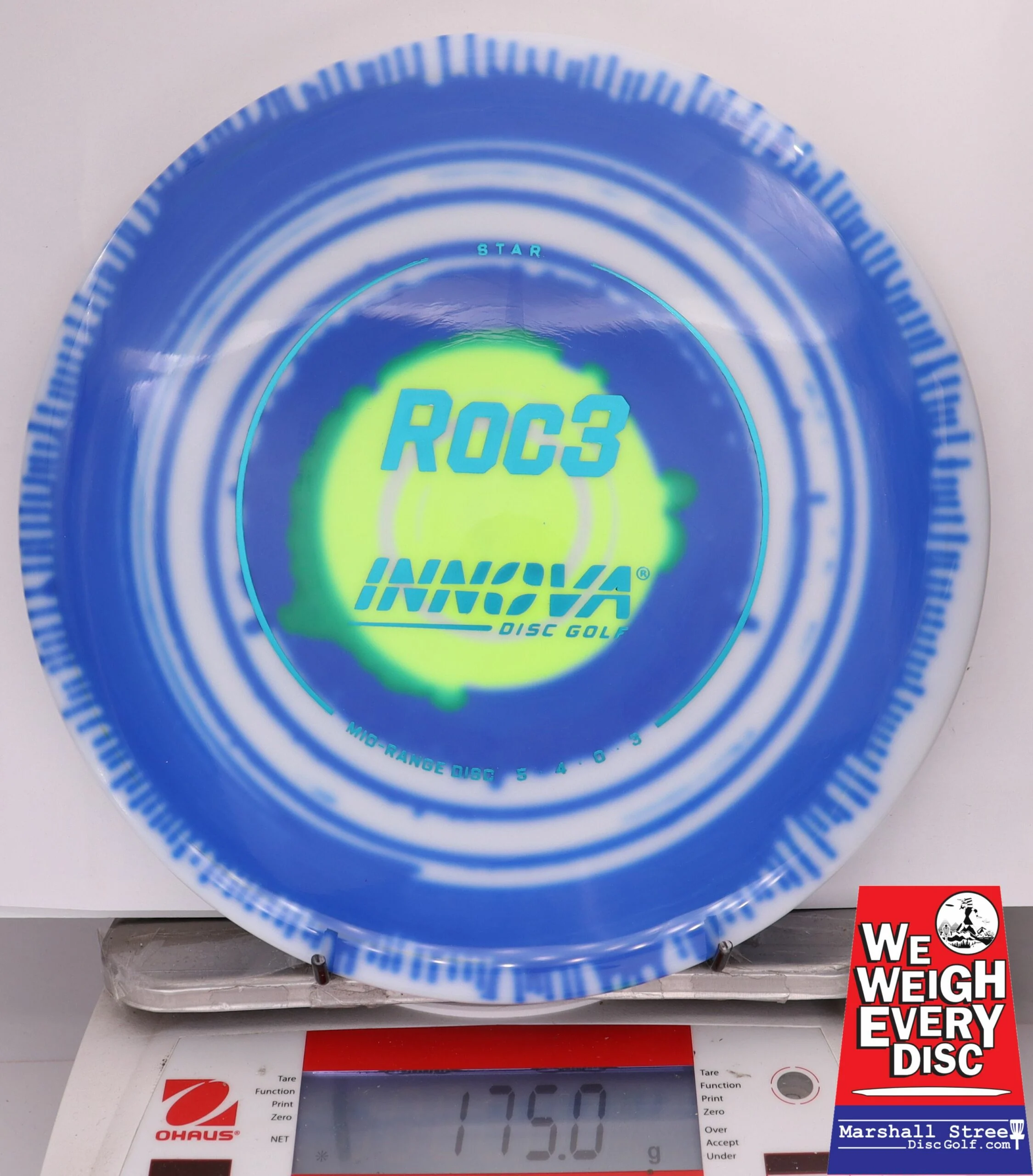 352586 Tie-Dye Star Roc3 - #498 Blue Circles, 175