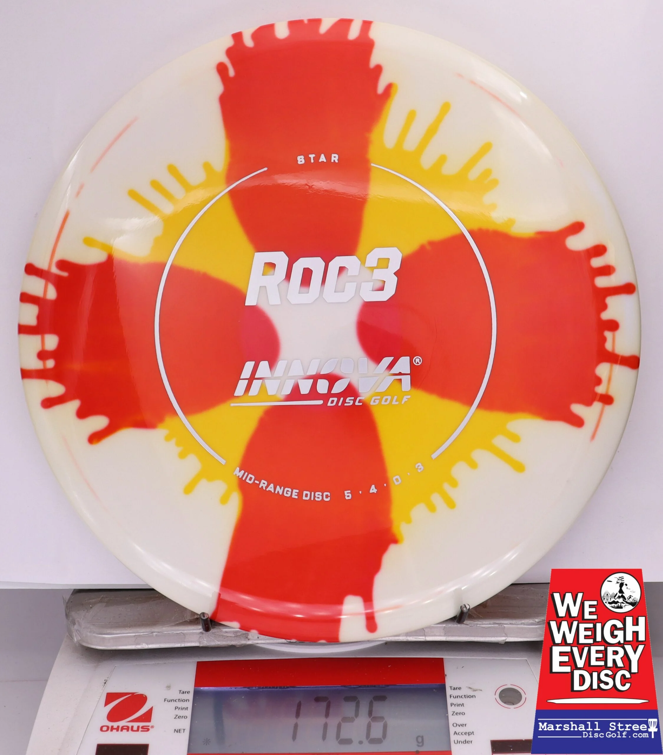 352588 Tie-Dye Star Roc3 - #500 RedYellow Pie, 173