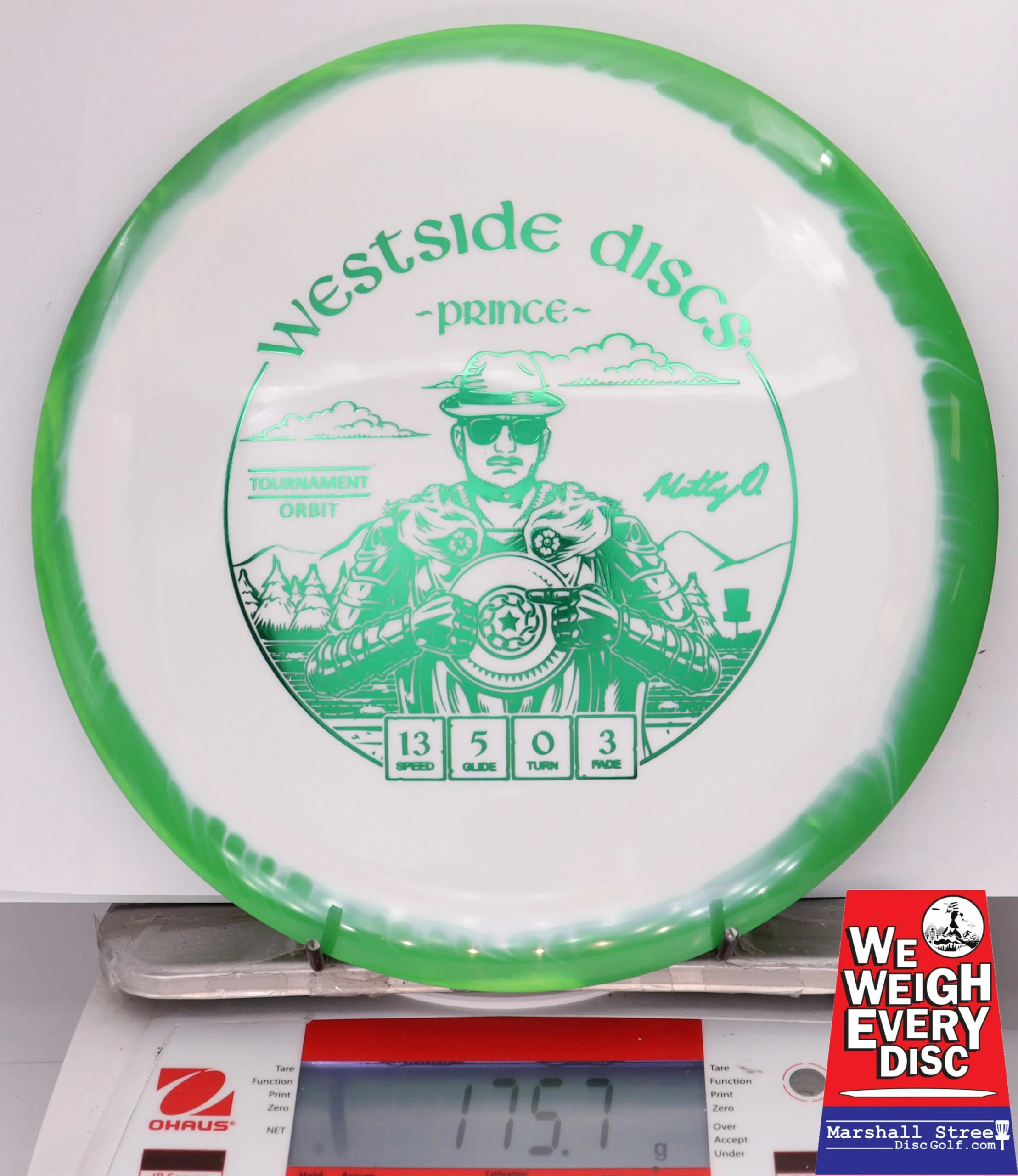 354207 Tournament Orbit Prince, Matt Orum 2025 Team Series - #08 Green-White, 176