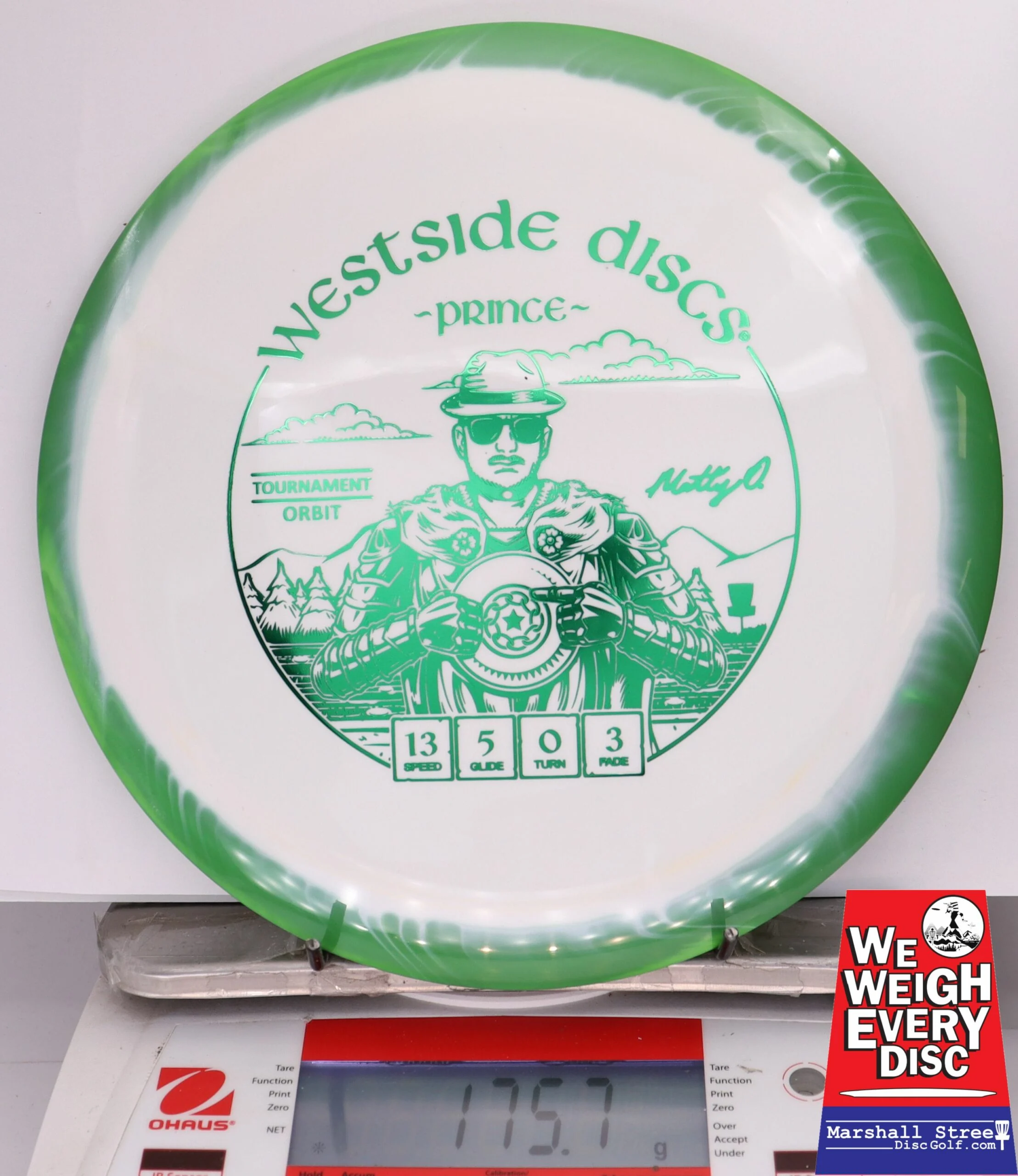 354208 Tournament Orbit Prince, Matt Orum 2025 Team Series - #09 Green-White, 176