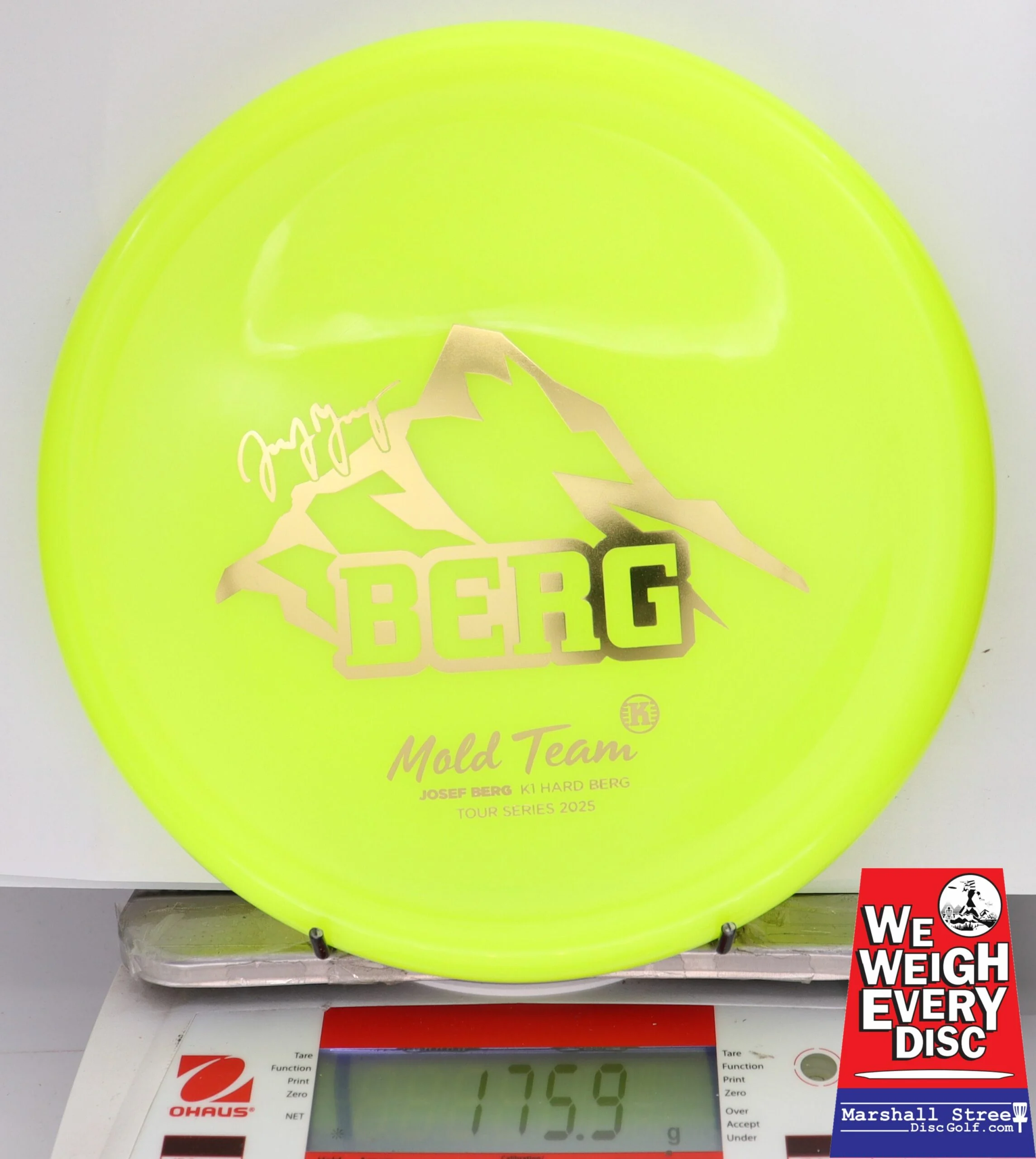 354295 K1 Hard Berg, Josef Berg Mold Team - #24 Yellow, 175