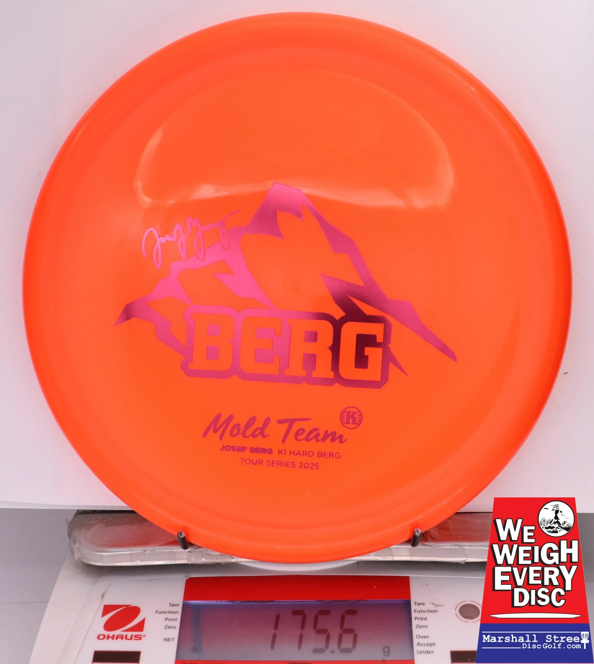 354300 K1 Hard Berg, Josef Berg Mold Team - #29 Orange, 176