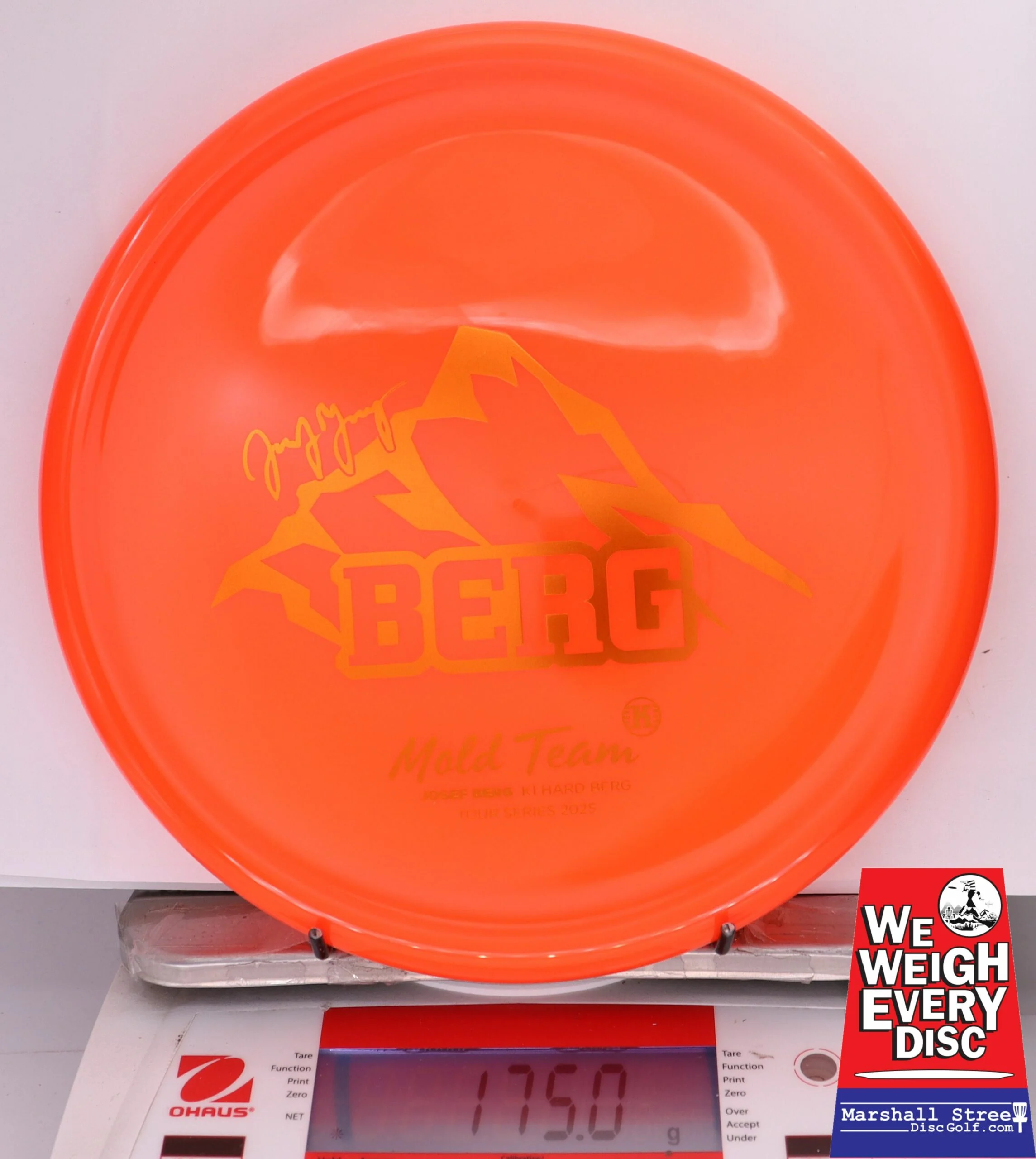 354302 K1 Hard Berg, Josef Berg Mold Team - #31 Orange, 175
