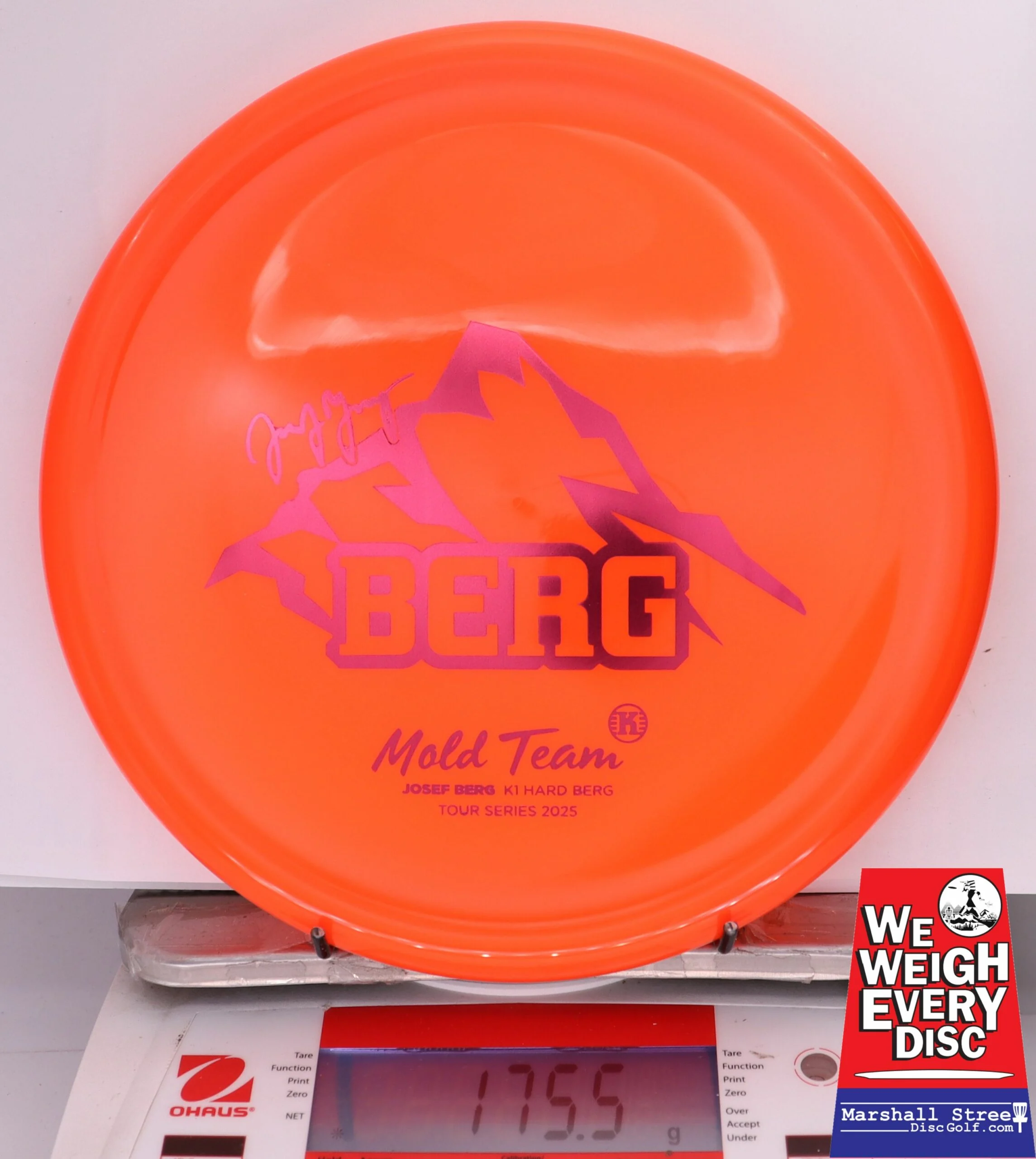 354303 K1 Hard Berg, Josef Berg Mold Team - #32 Orange, 176