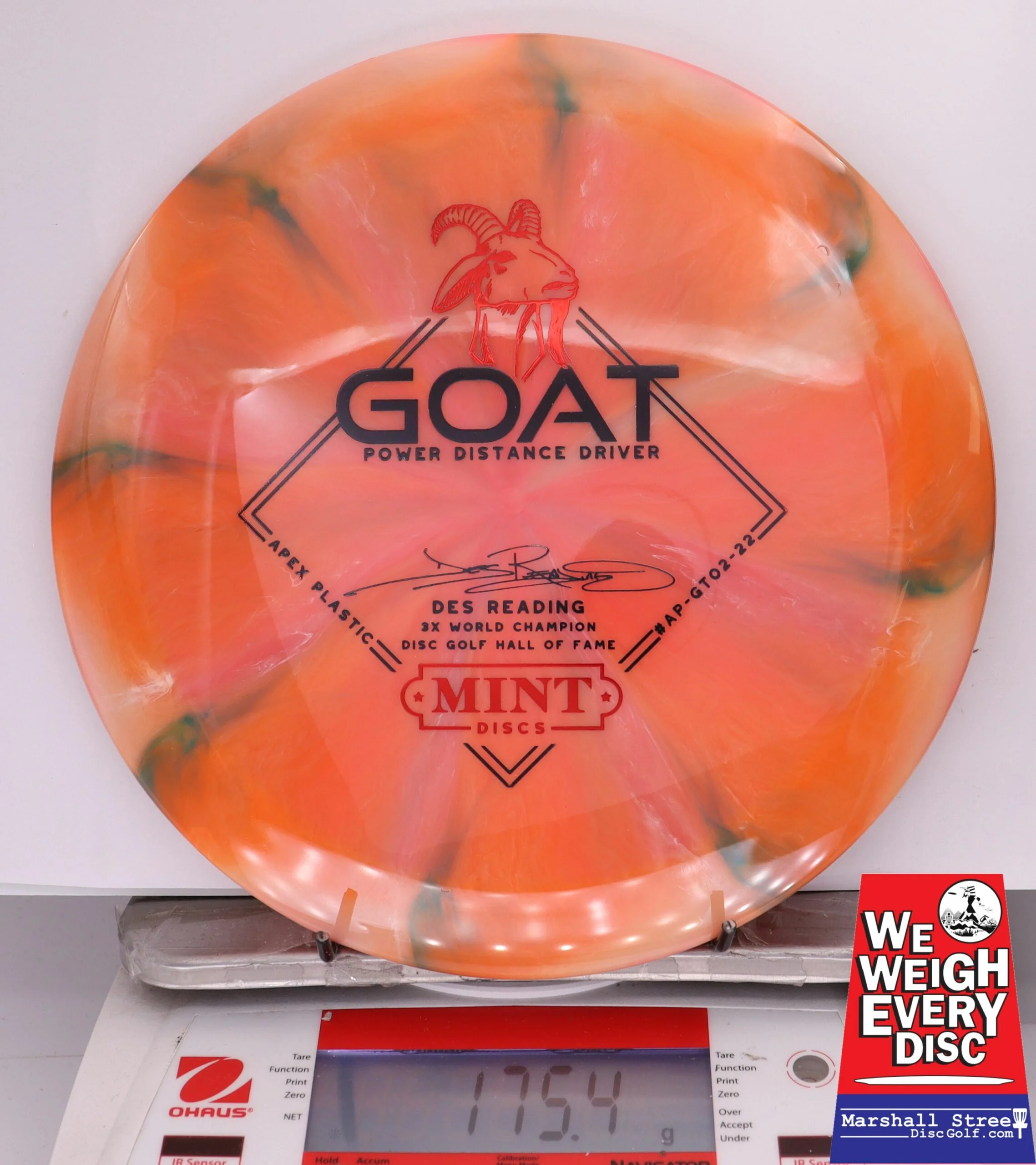 355443 Swirly Apex Goat, Des Reading - #03 OrangePink, 175