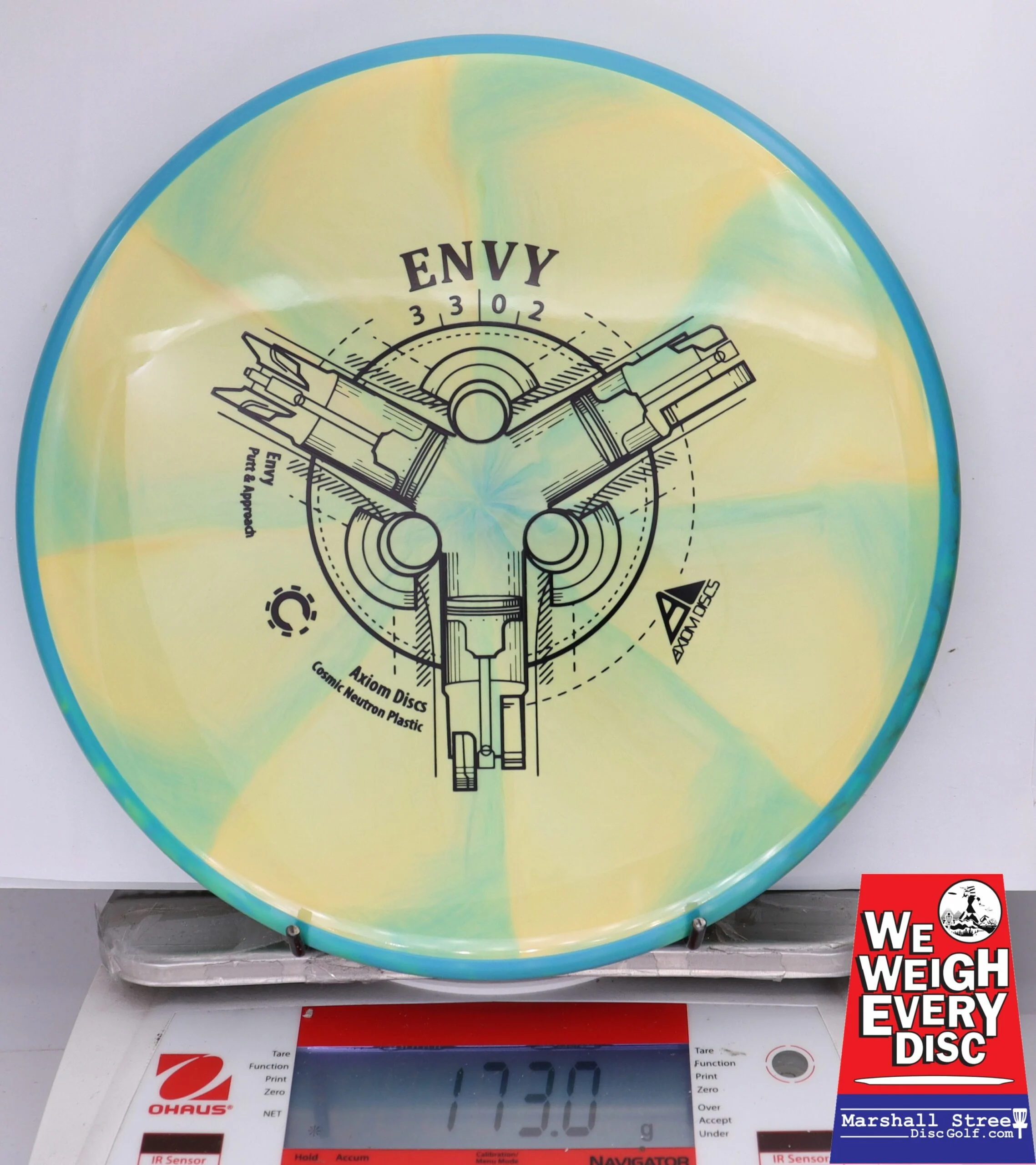 355802 Cosmic Neutron Envy - #527 Teal-Yellow, 173