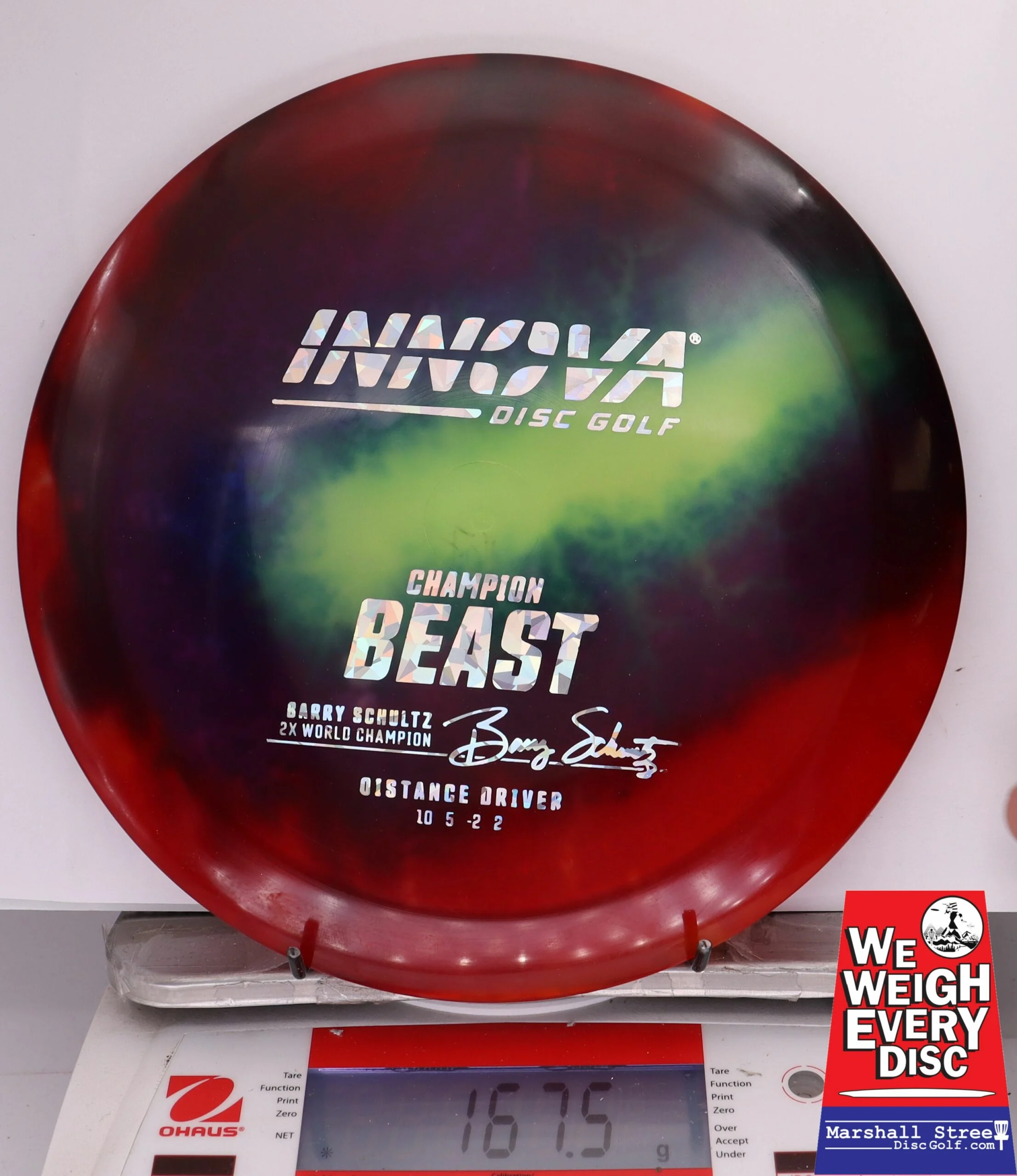 359229 Tie-Dye Champion Beast, Barry Schultz 2X - #519 RedDark, 168