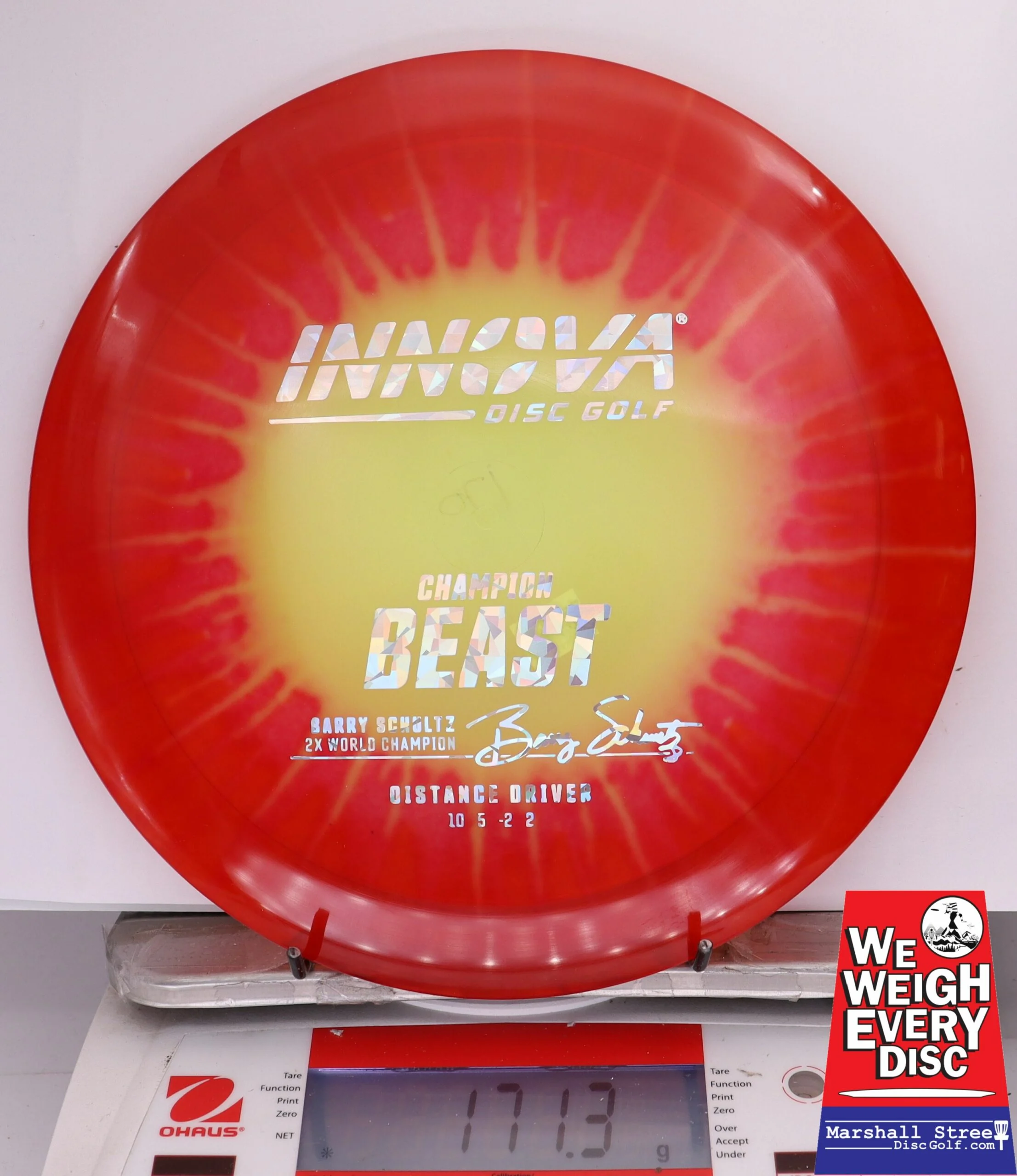 359230 Tie-Dye Champion Beast, Barry Schultz 2X - #520 RedYellow, 171