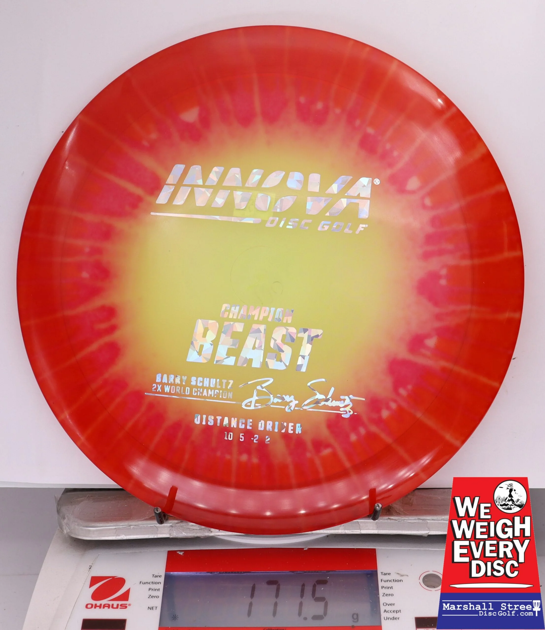 359231 Tie-Dye Champion Beast, Barry Schultz 2X - #521 RedYellow, 172