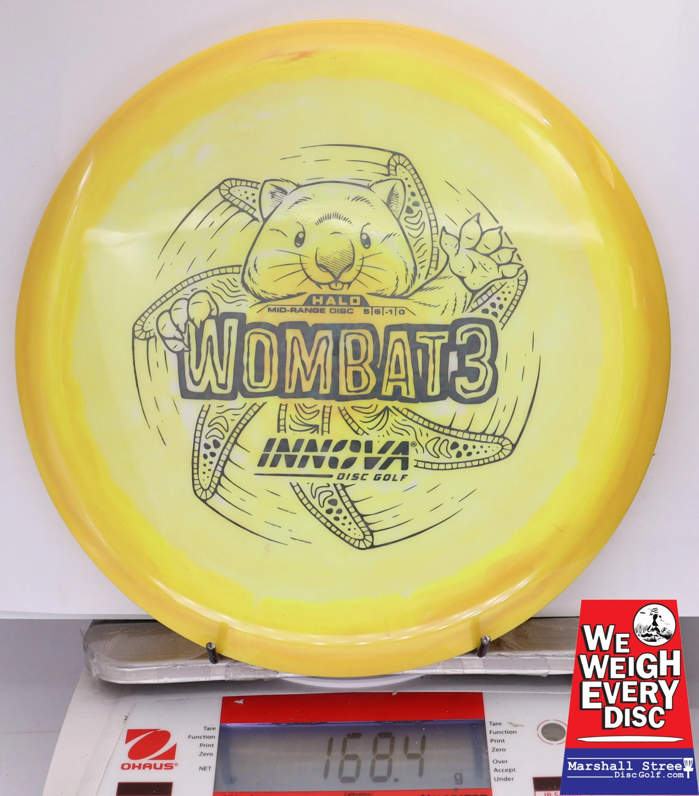 359731 Halo Star Wombat3 - #519 Yellow-White, 168