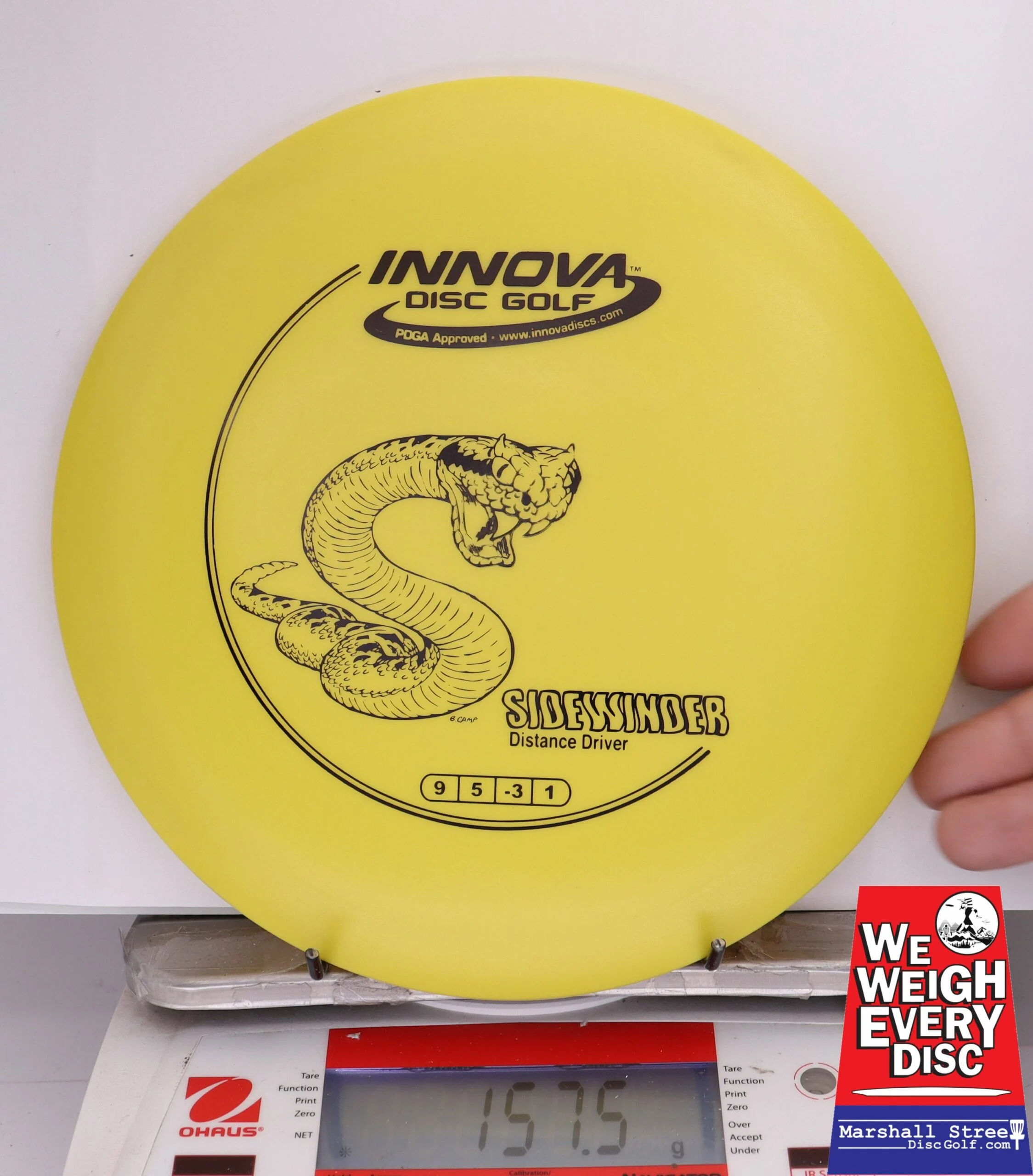 359957 DX Sidewinder - #518 Yellow, 158