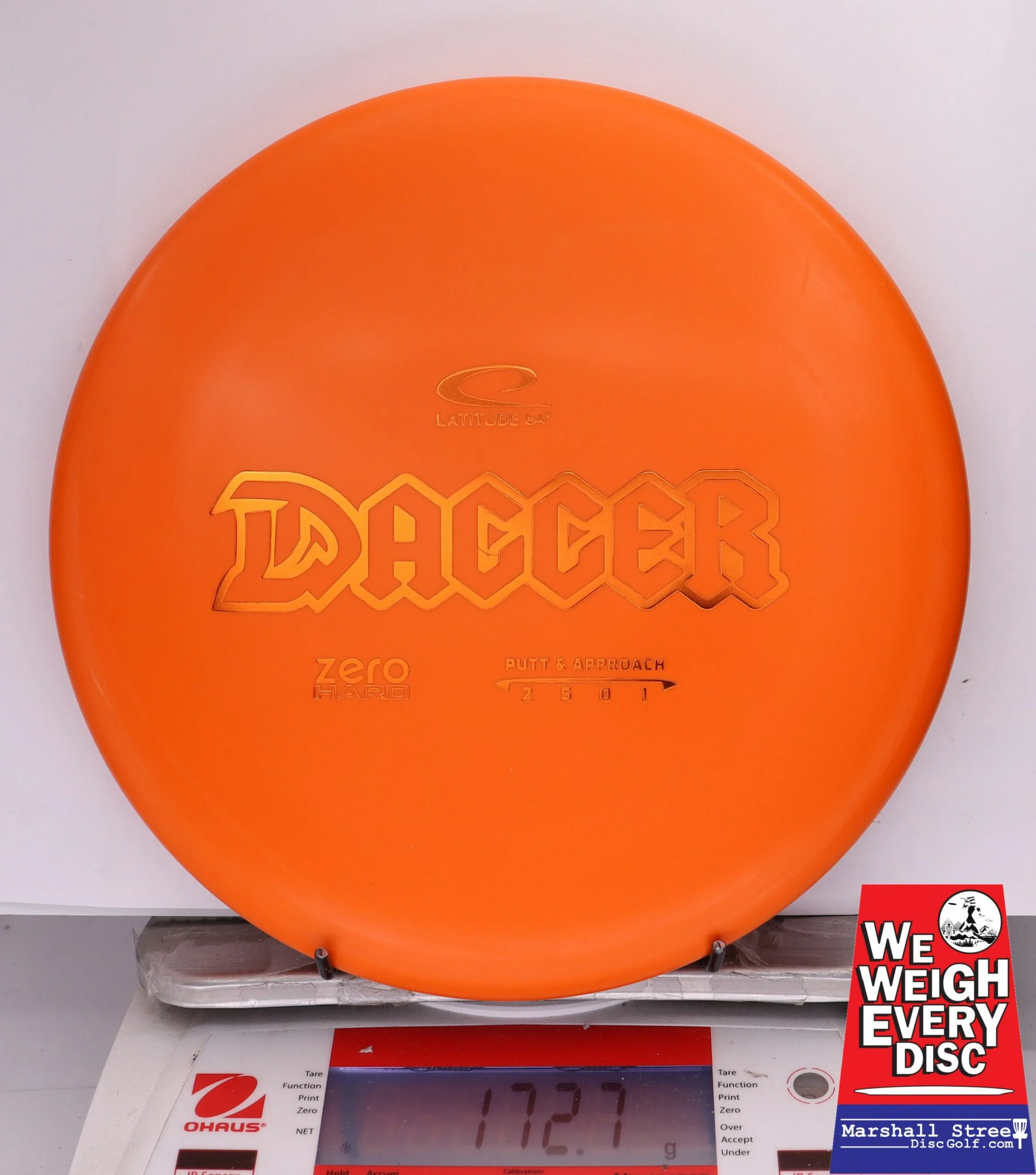 361522 Zero Hard Dagger - #355 Orange, 173