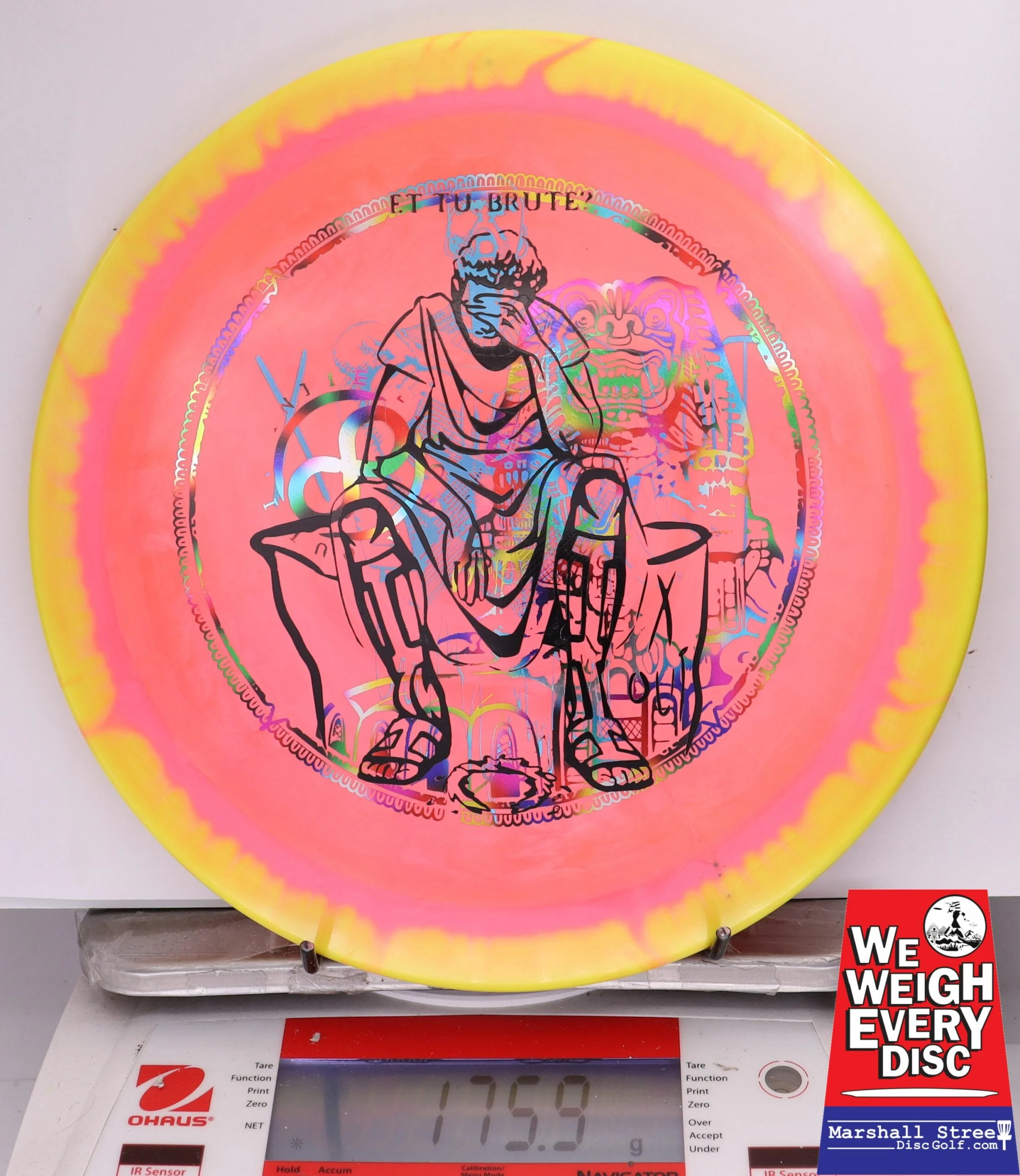 362425 X-Out Halo S-Blend Slab - #258 Yellow-Pink, 176