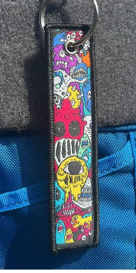 One Throw Disc Golf Fabric Keychain® - Image 2