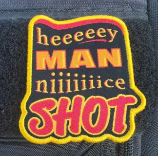 Hey Man Nice Shot Disc Golf Patches®