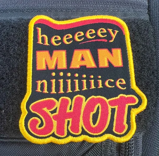 Hey Man Nice Shot Disc Golf Patches®