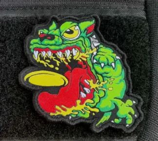 Angry Discin' Dog Disc Golf Patches®