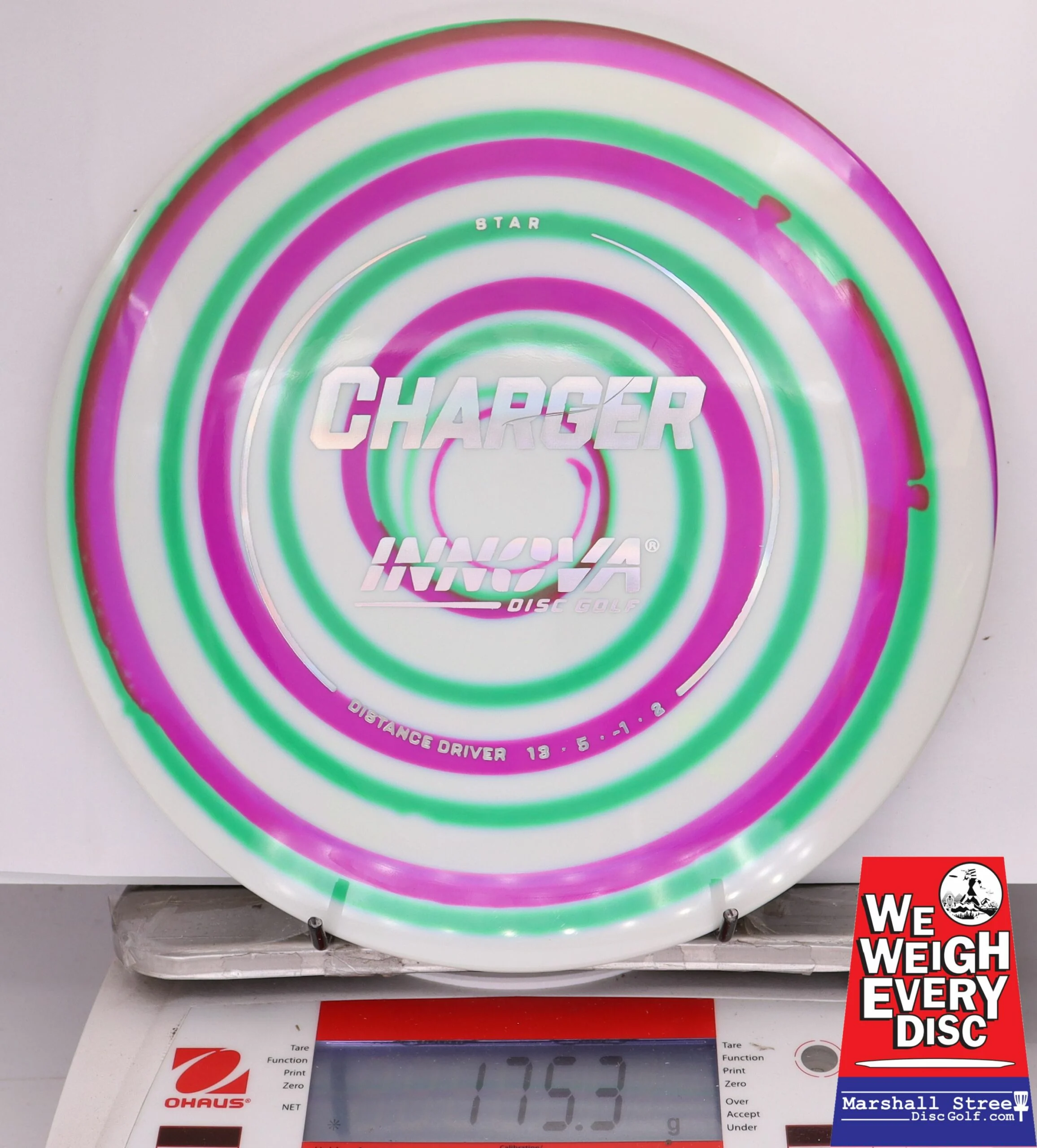366611 Tie-Dye Star Charger - #557 Tie-Dye, 175