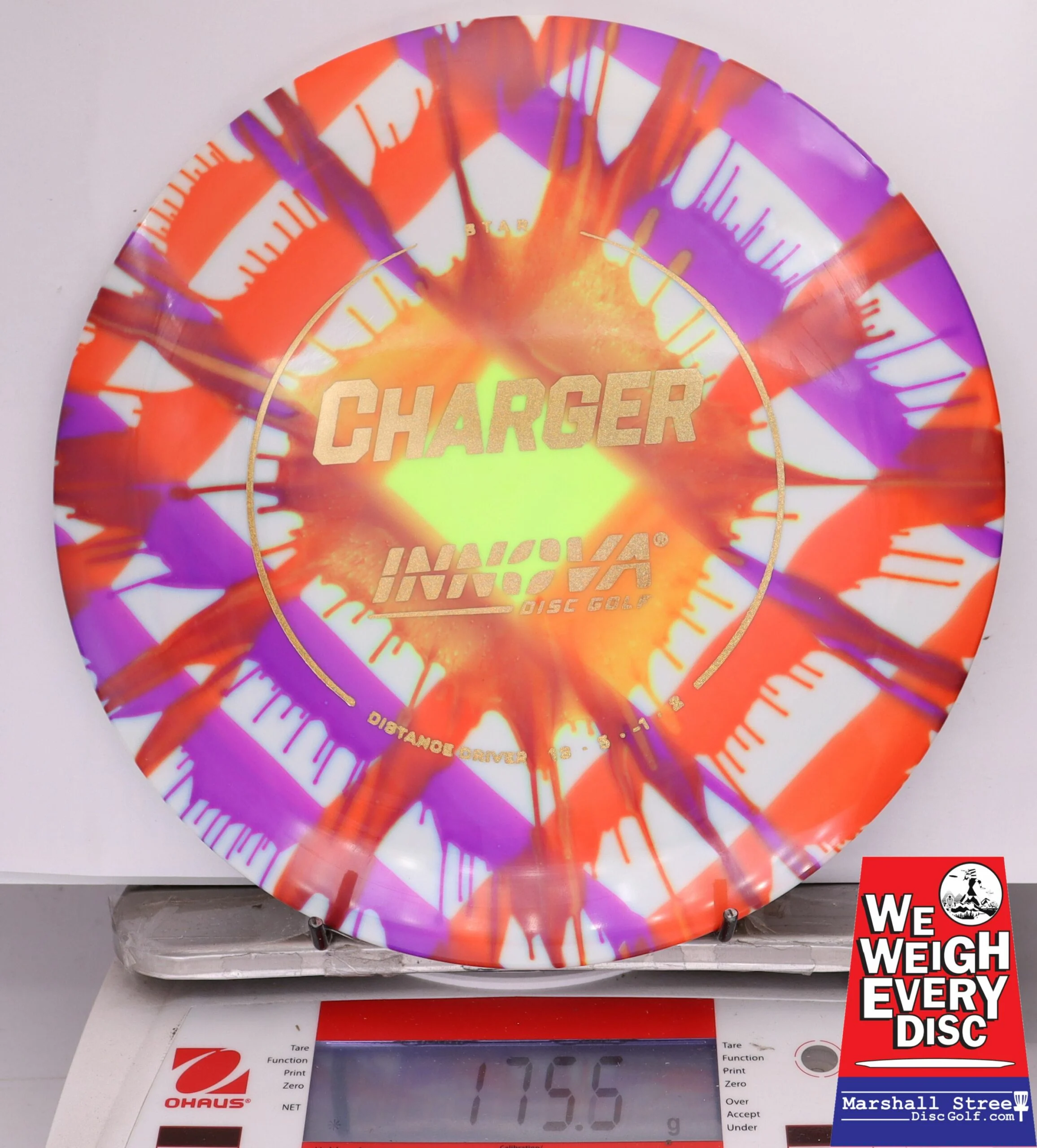 366612 Tie-Dye Star Charger - #558 Tie-Dye, 176