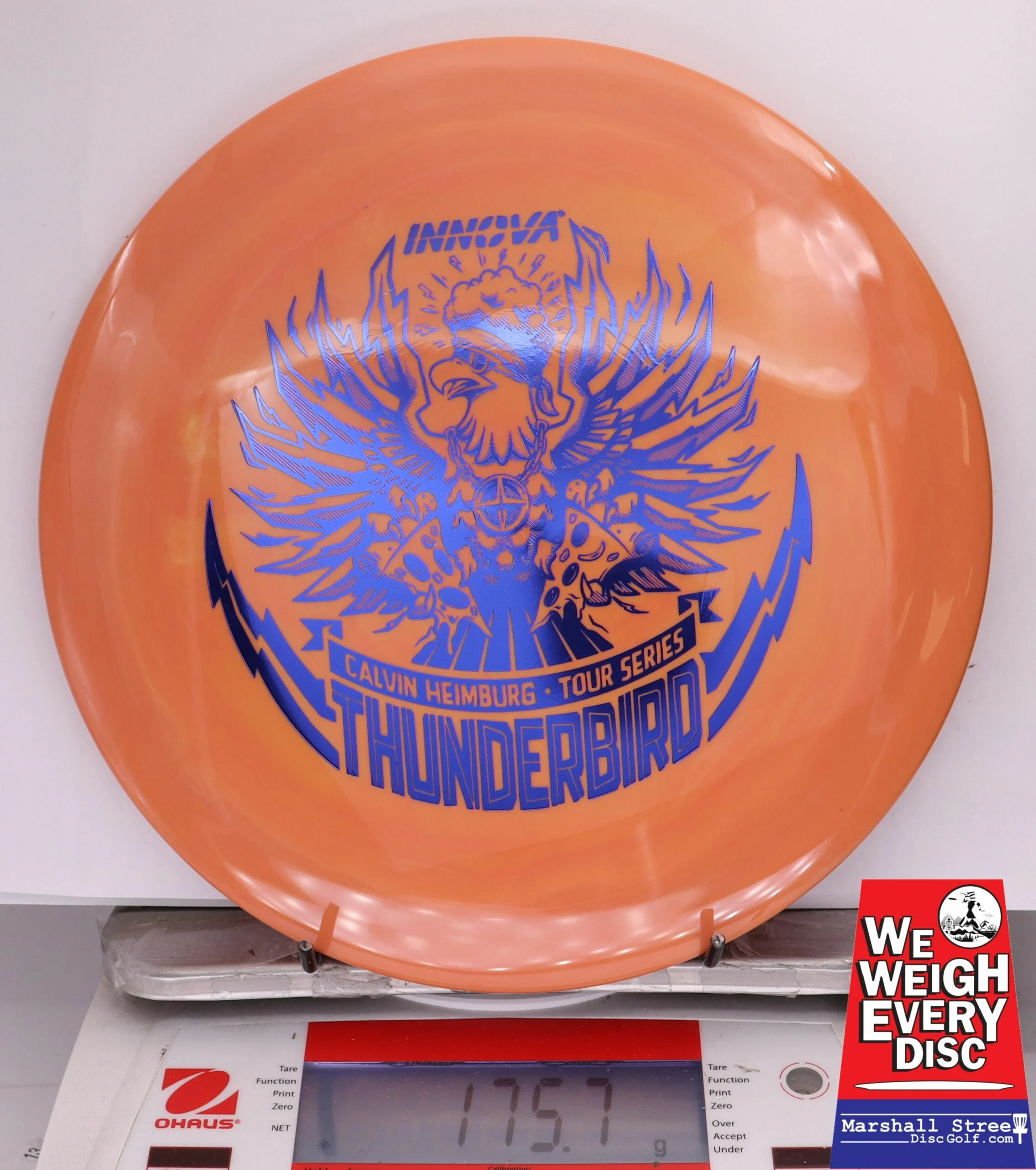 367542 Swirly Star Thunderbird, Calvin Heimburg 2025 Tour Series - #16 Orange, 176