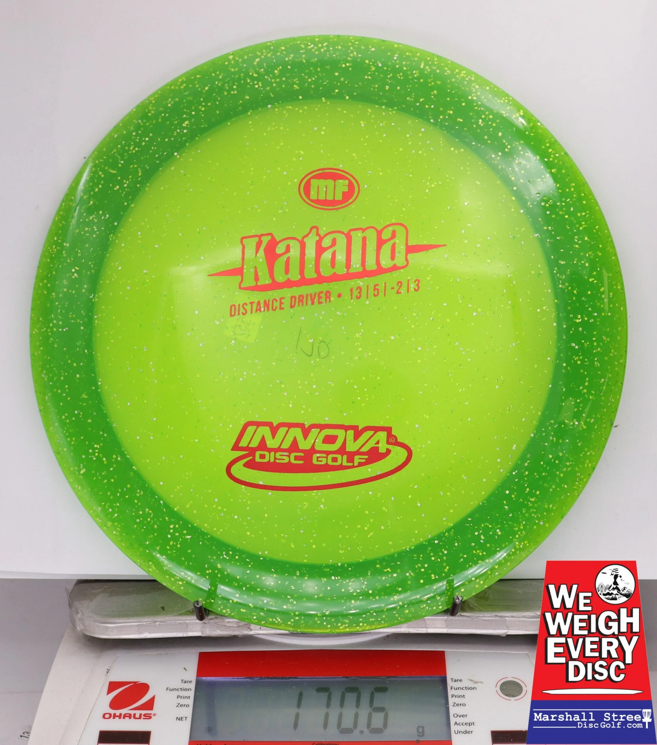 367761 Metal Flake Champion Katana - #557 Green, 171