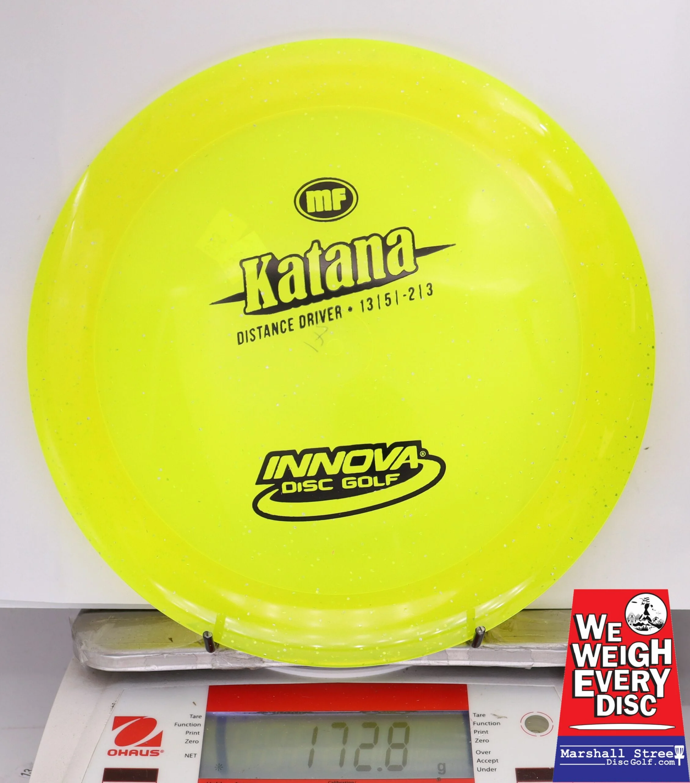 367762 Metal Flake Champion Katana - #558 NYellow, 173