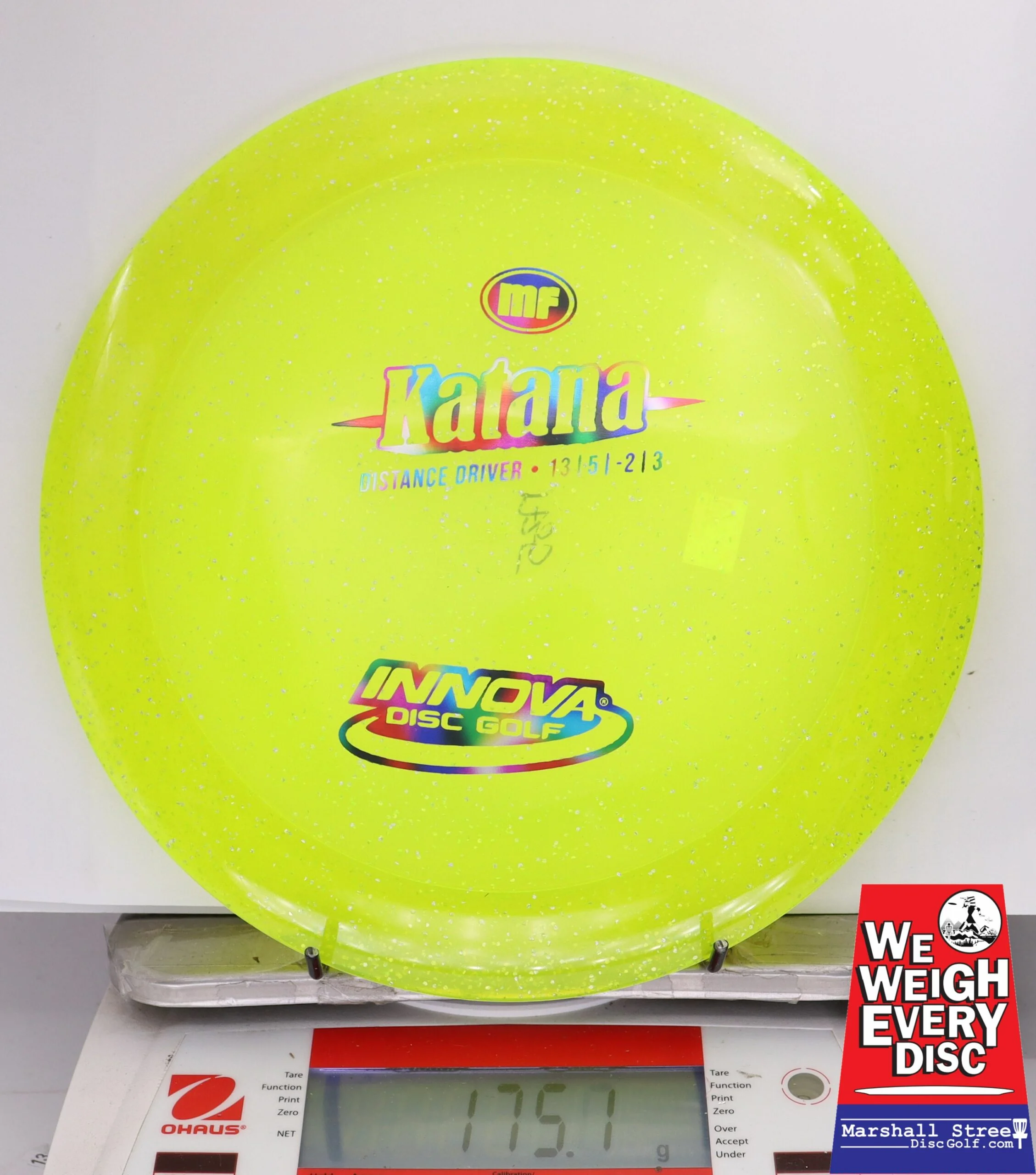 367764 Metal Flake Champion Katana - #560 NGrellow, 175