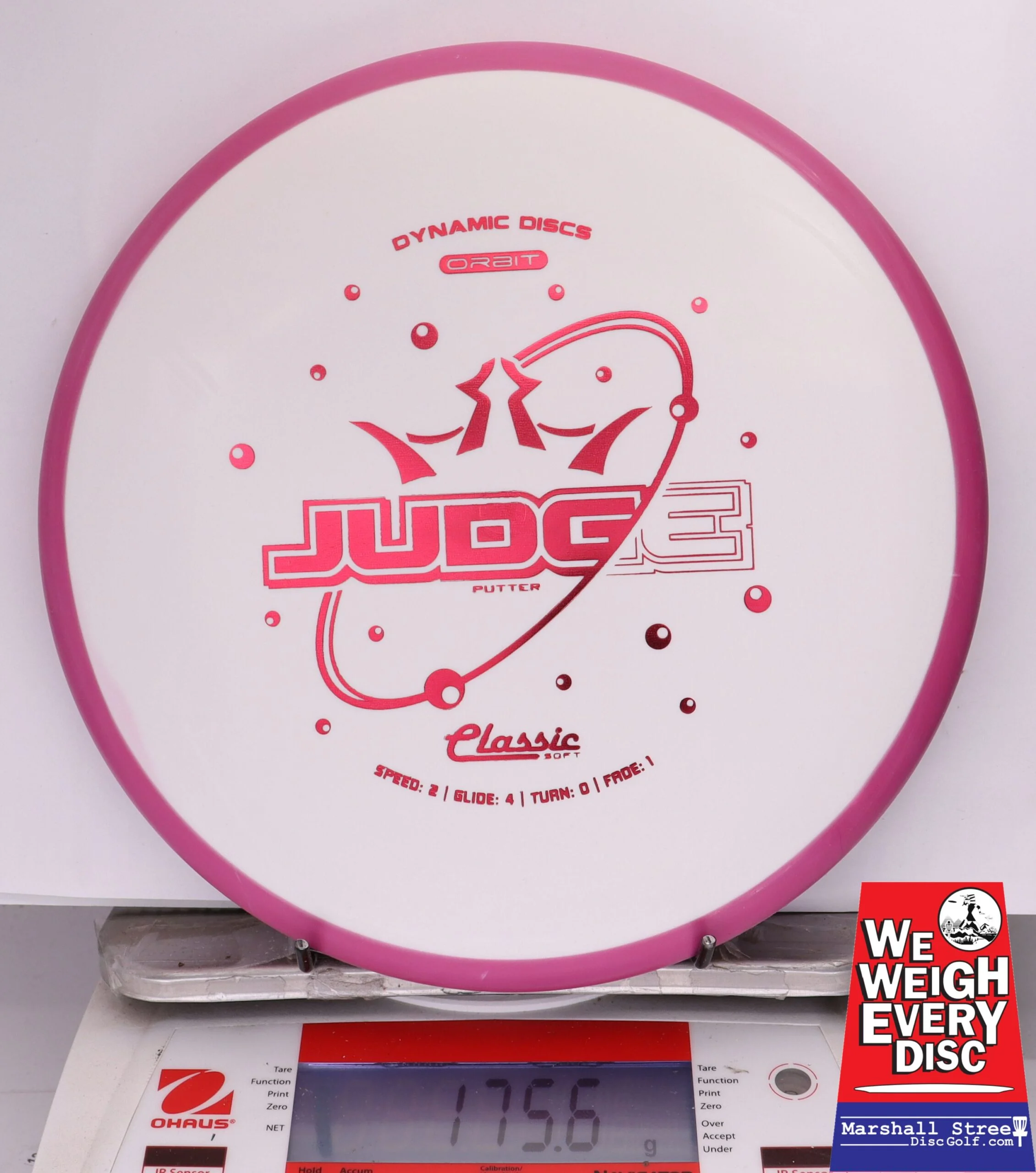 368590 Classic Soft Orbit Judge - #415 Magenta-White, 176