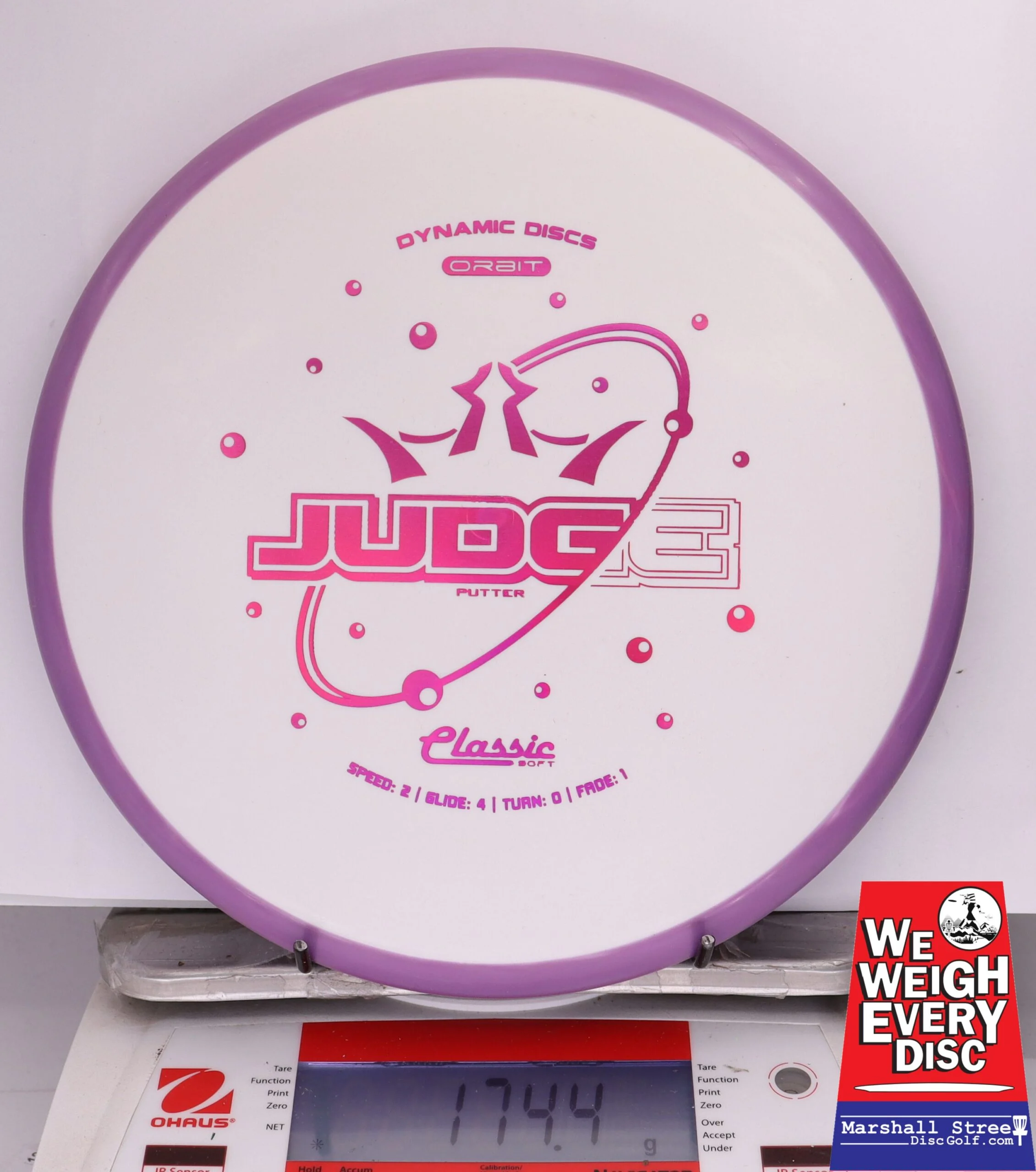368598 Classic Soft Orbit Judge - #423 Purple-White, 174