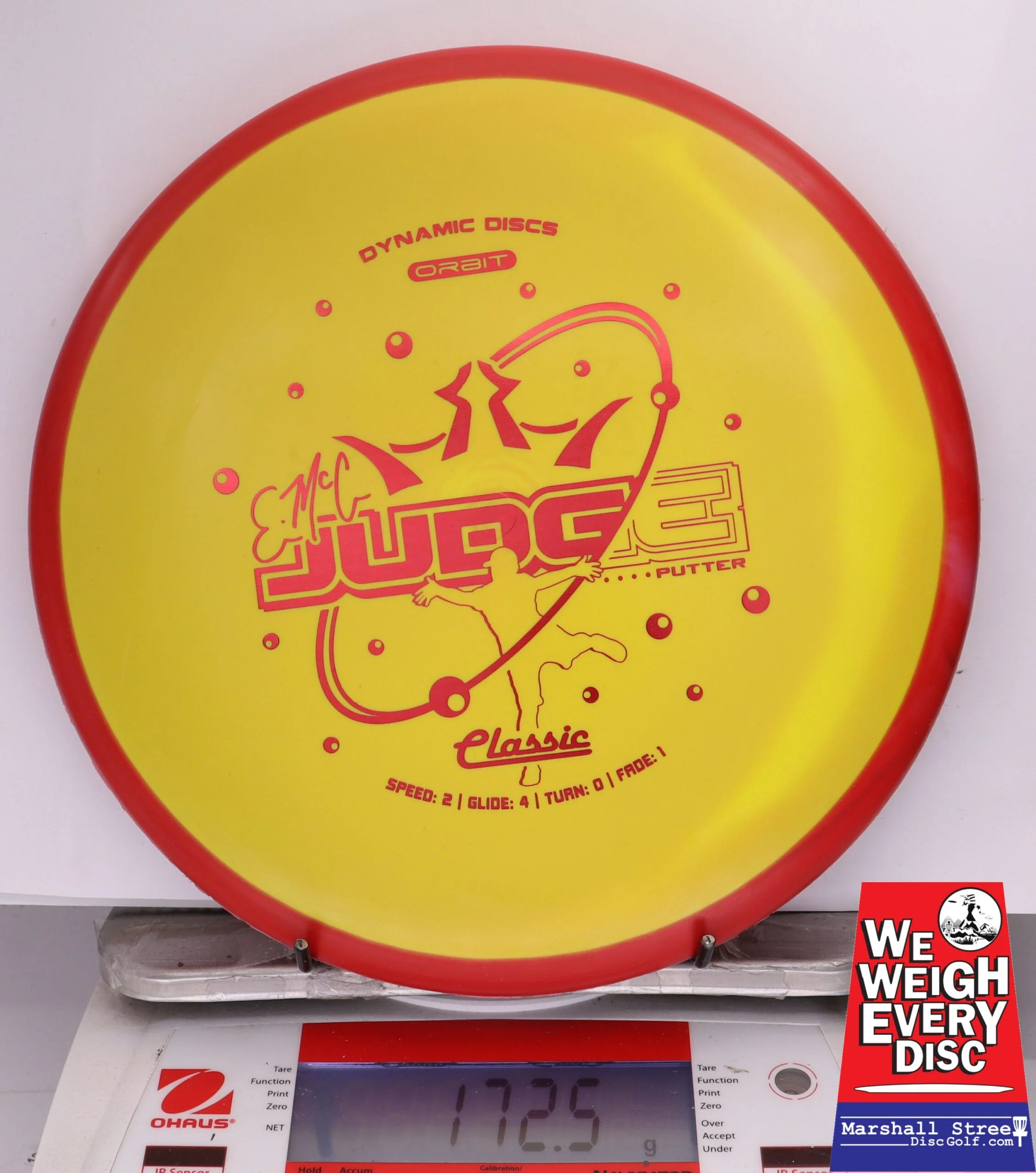 368634 Classic Orbit EMac Judge - #413 Red-Yellow, 173