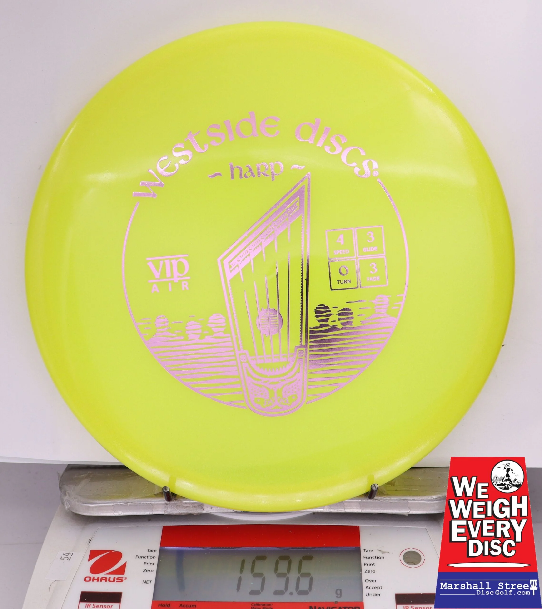 374311 VIP Air Harp - #443 Yellow, 160