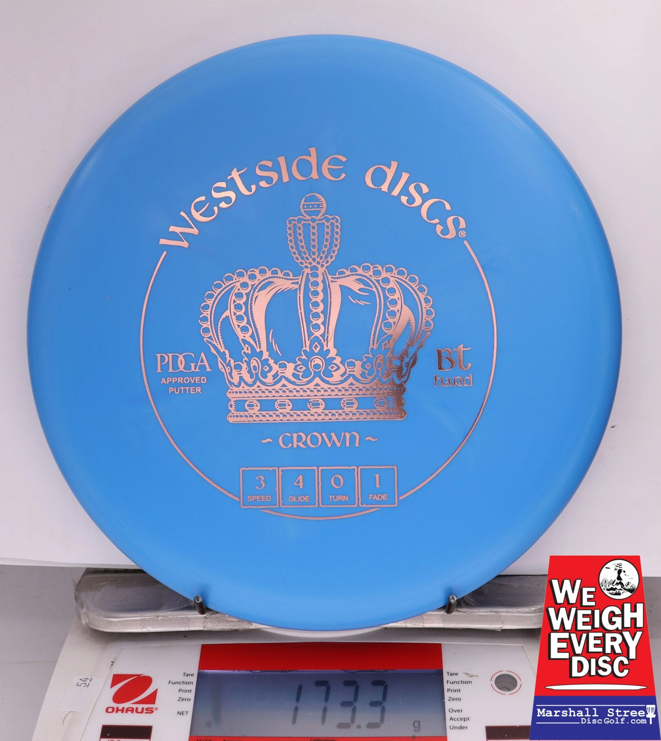 374669 Bt Hard Crown - #444 Blue, 173