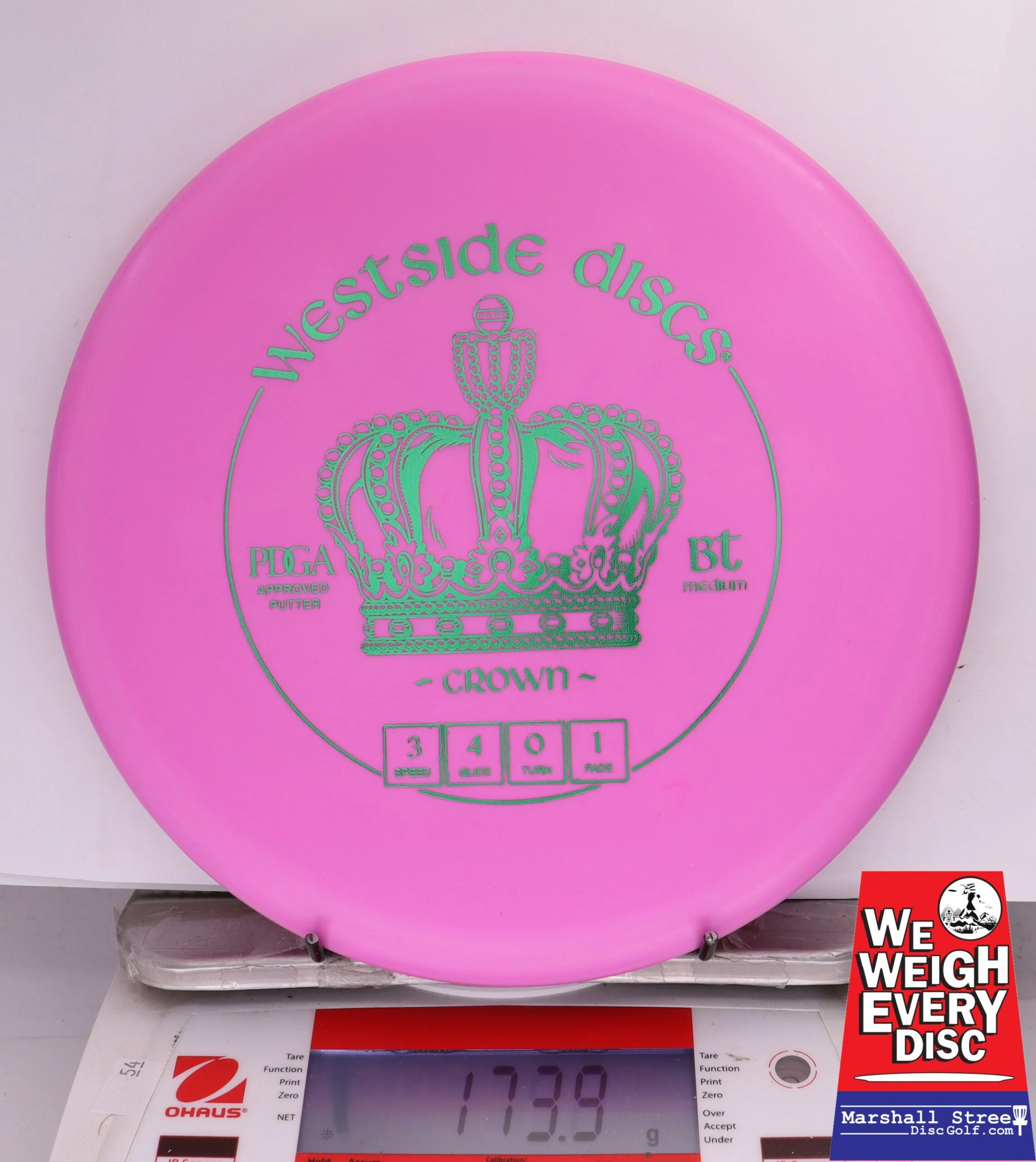374680 Bt Medium Crown - #441 Pink, 174