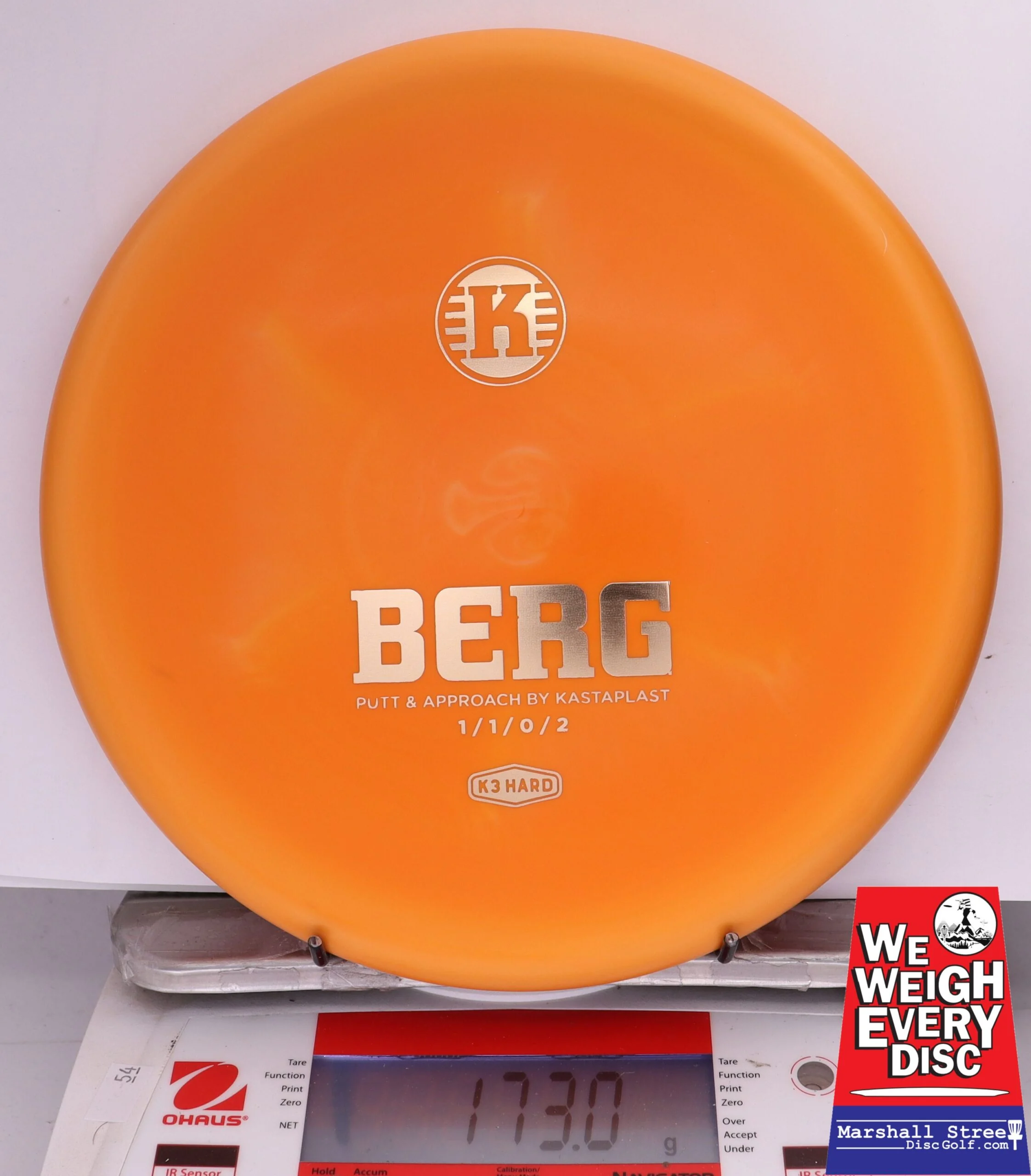 375290 K3 Hard Berg - #442 Orange, 173