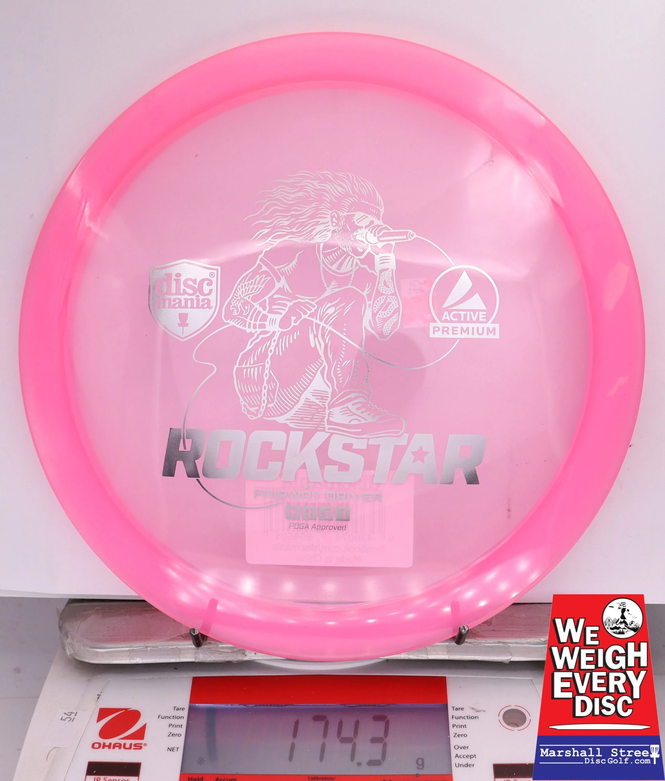 375880 Active Premium Rockstar - #445 Pink, 174