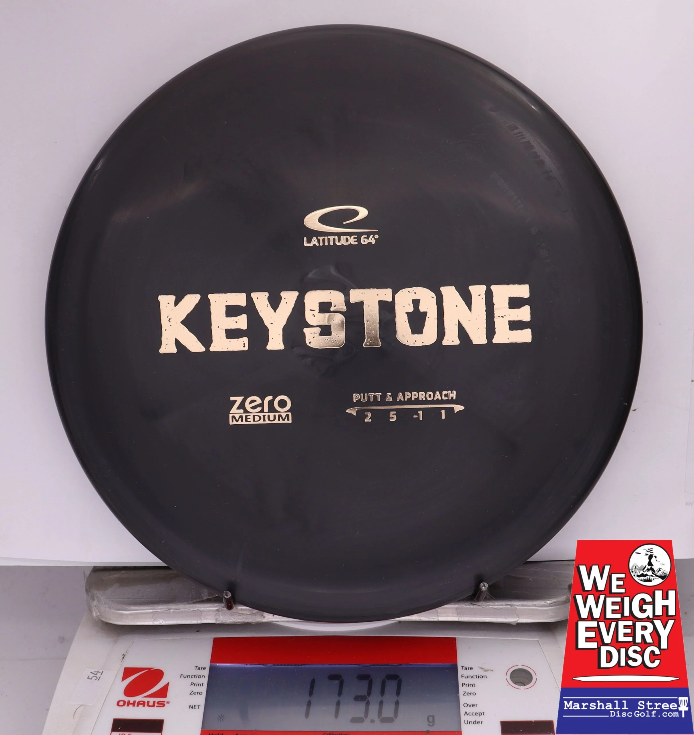 376550 Zero Medium Keystone - #440 Black, 173