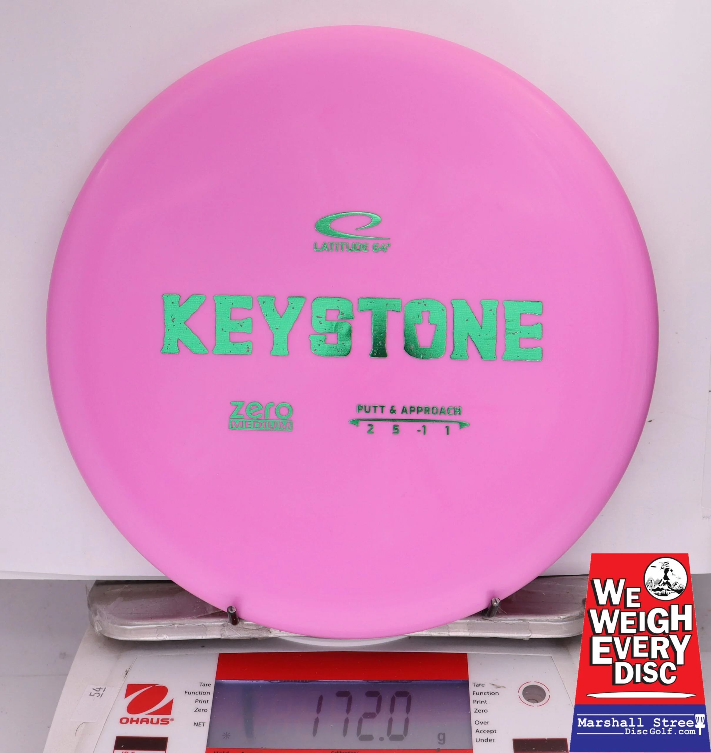 376554 Zero Medium Keystone - #444 Pink, 172