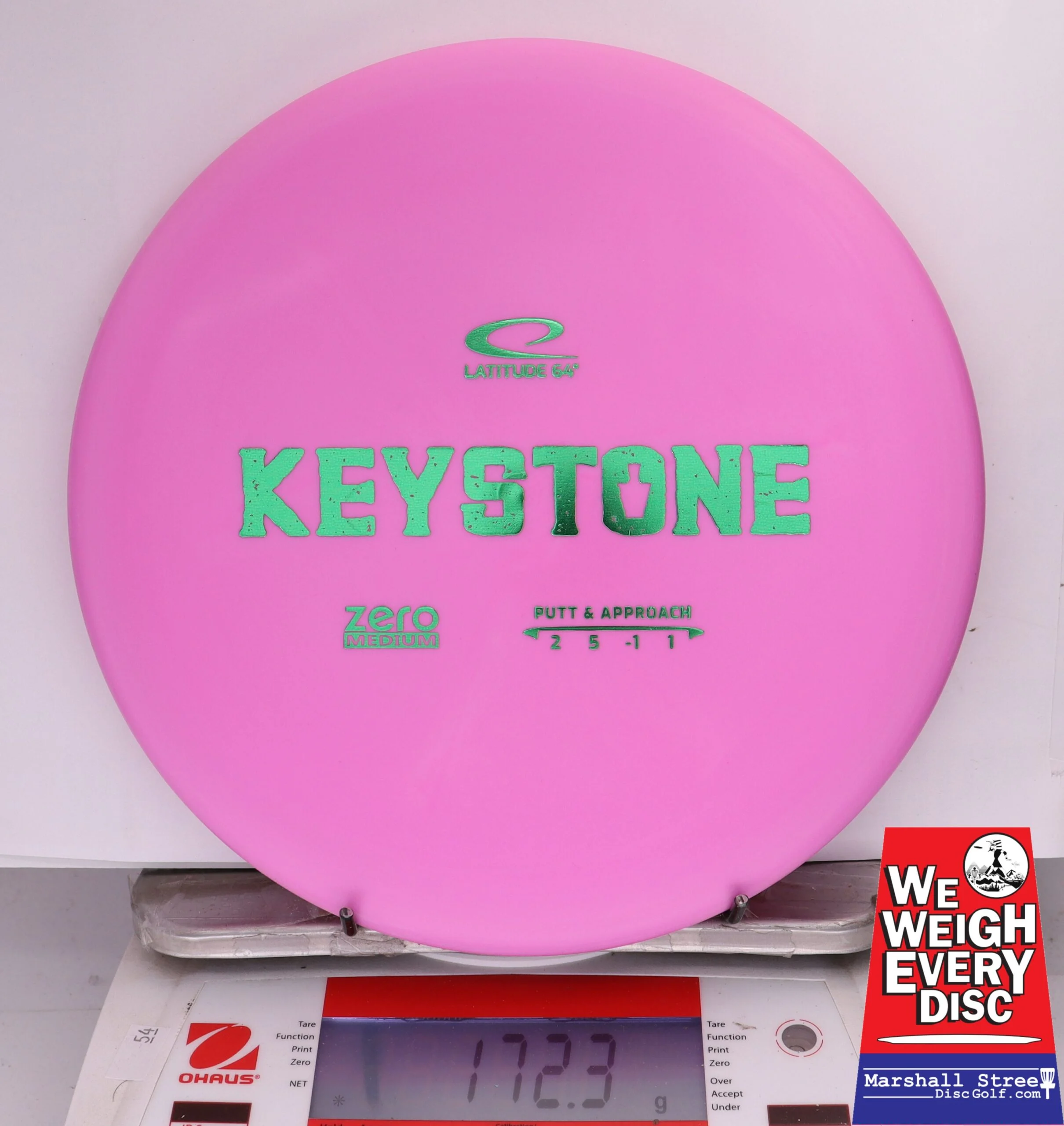 376555 Zero Medium Keystone - #445 Pink, 172
